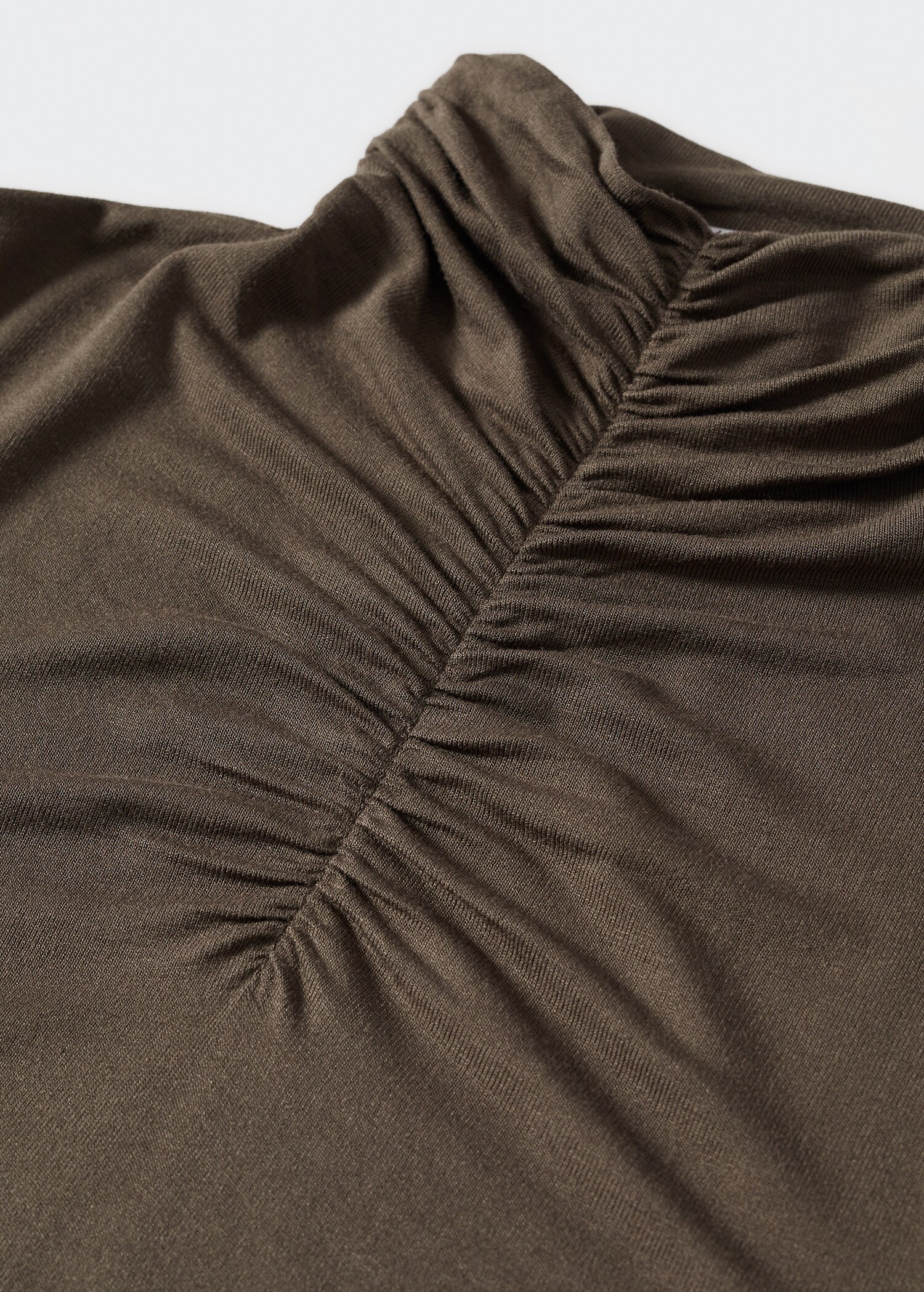 Ruched detail T-shirt - Details of the article 8