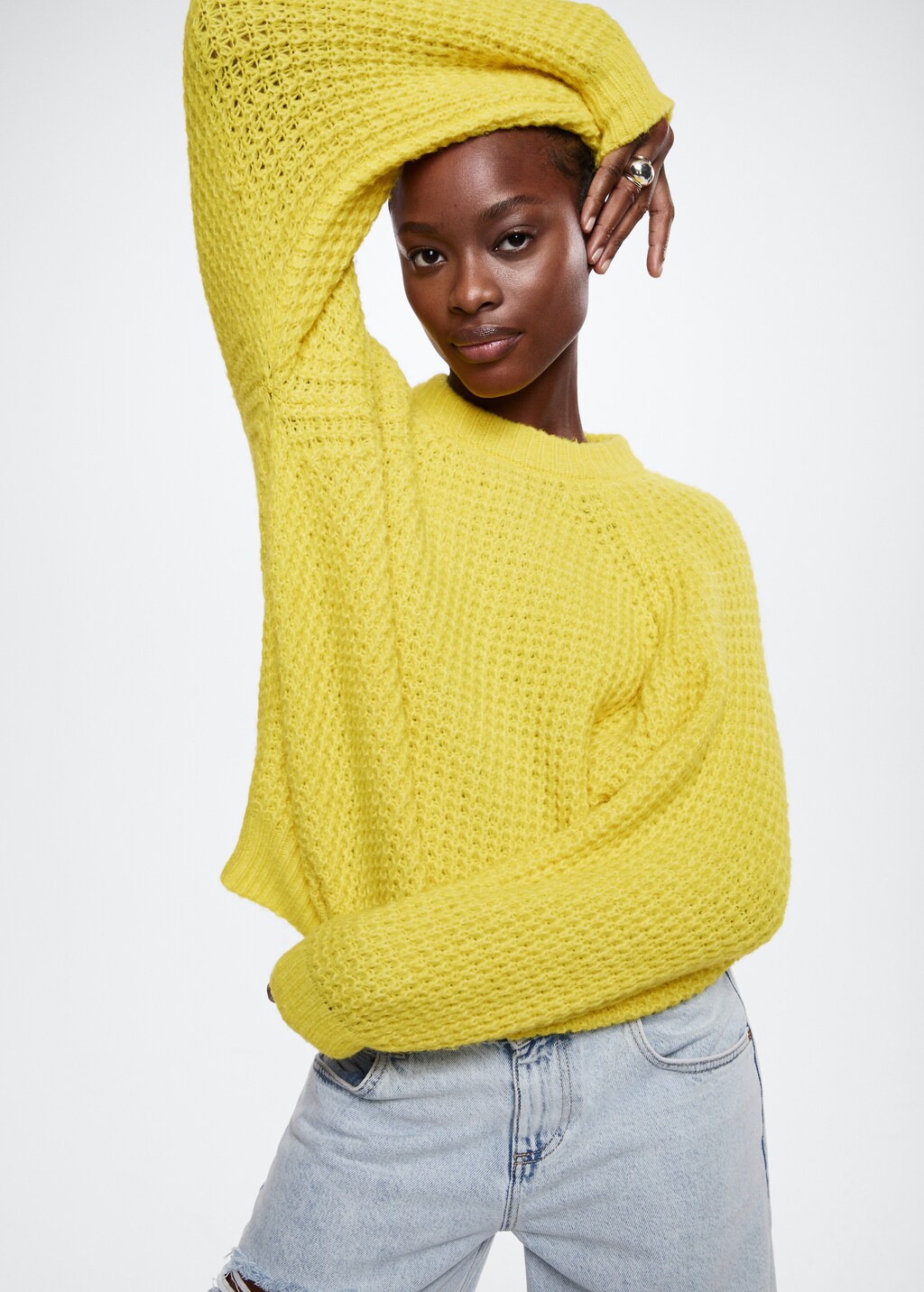 Pull jaune mango hotsell