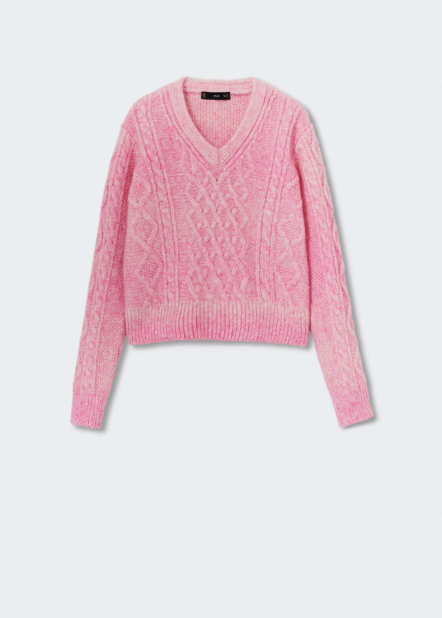 Knitted braided sweater - Article without model