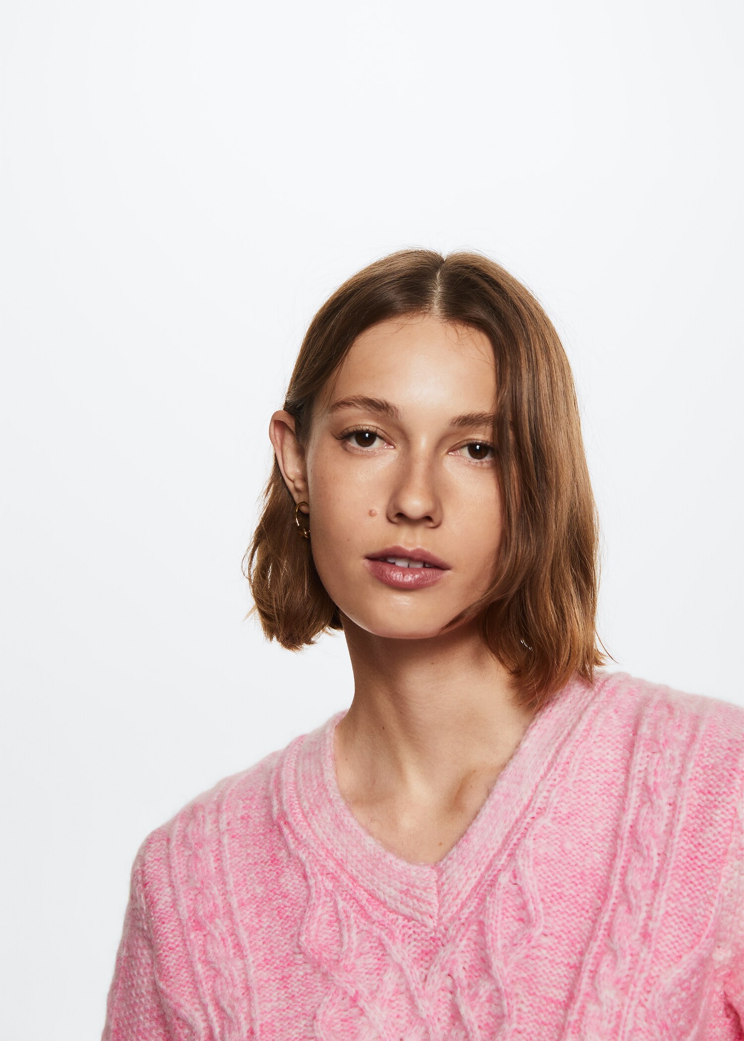 Knitted braided sweater - Details of the article 1