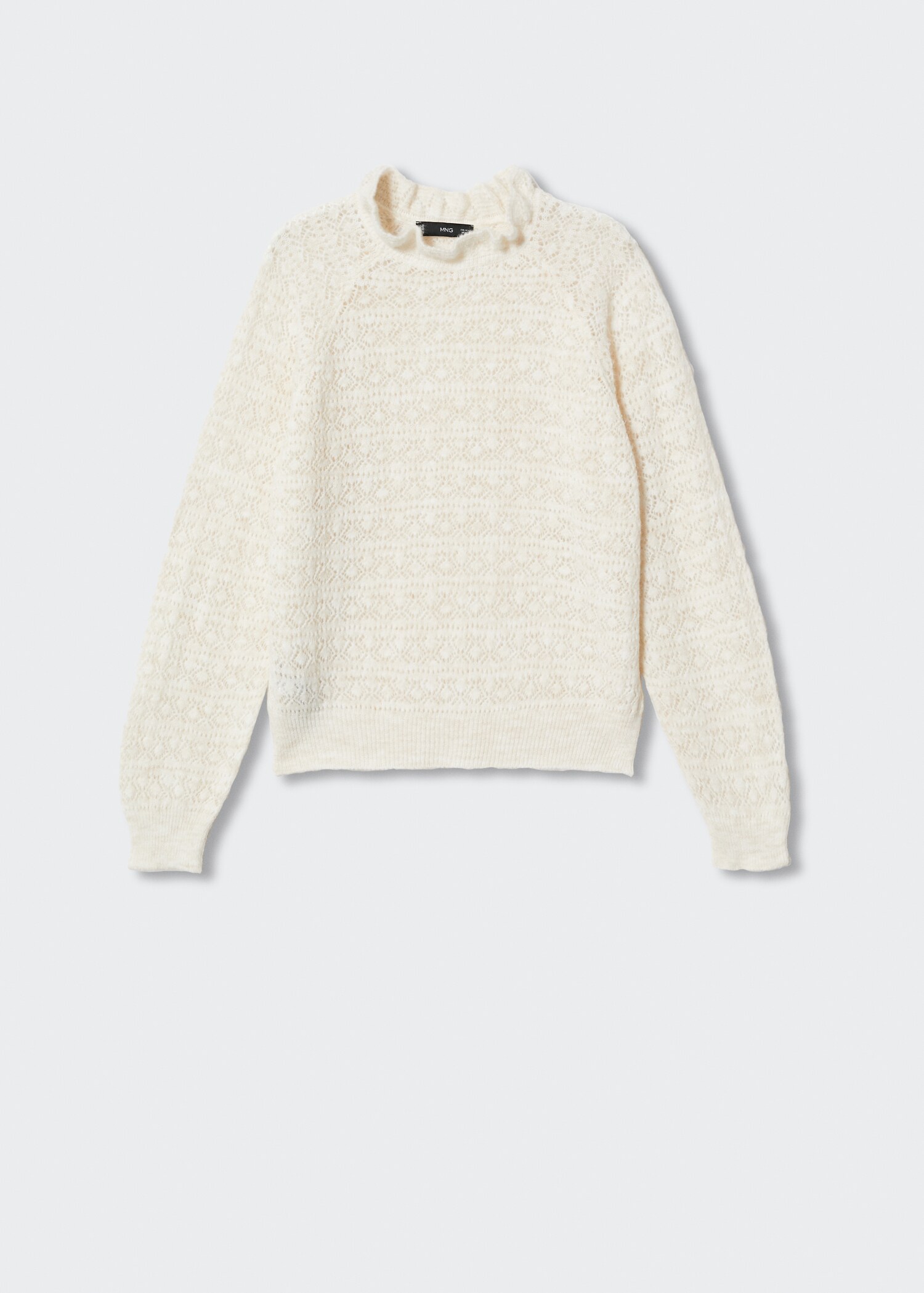 Openwork knit sweater - Article without model
