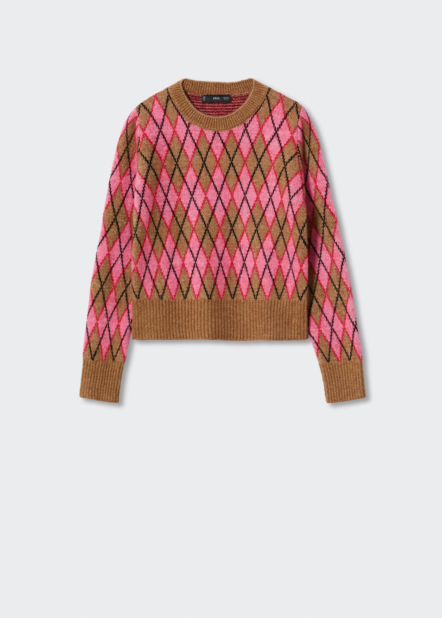 Rhombus design sweater - Article without model