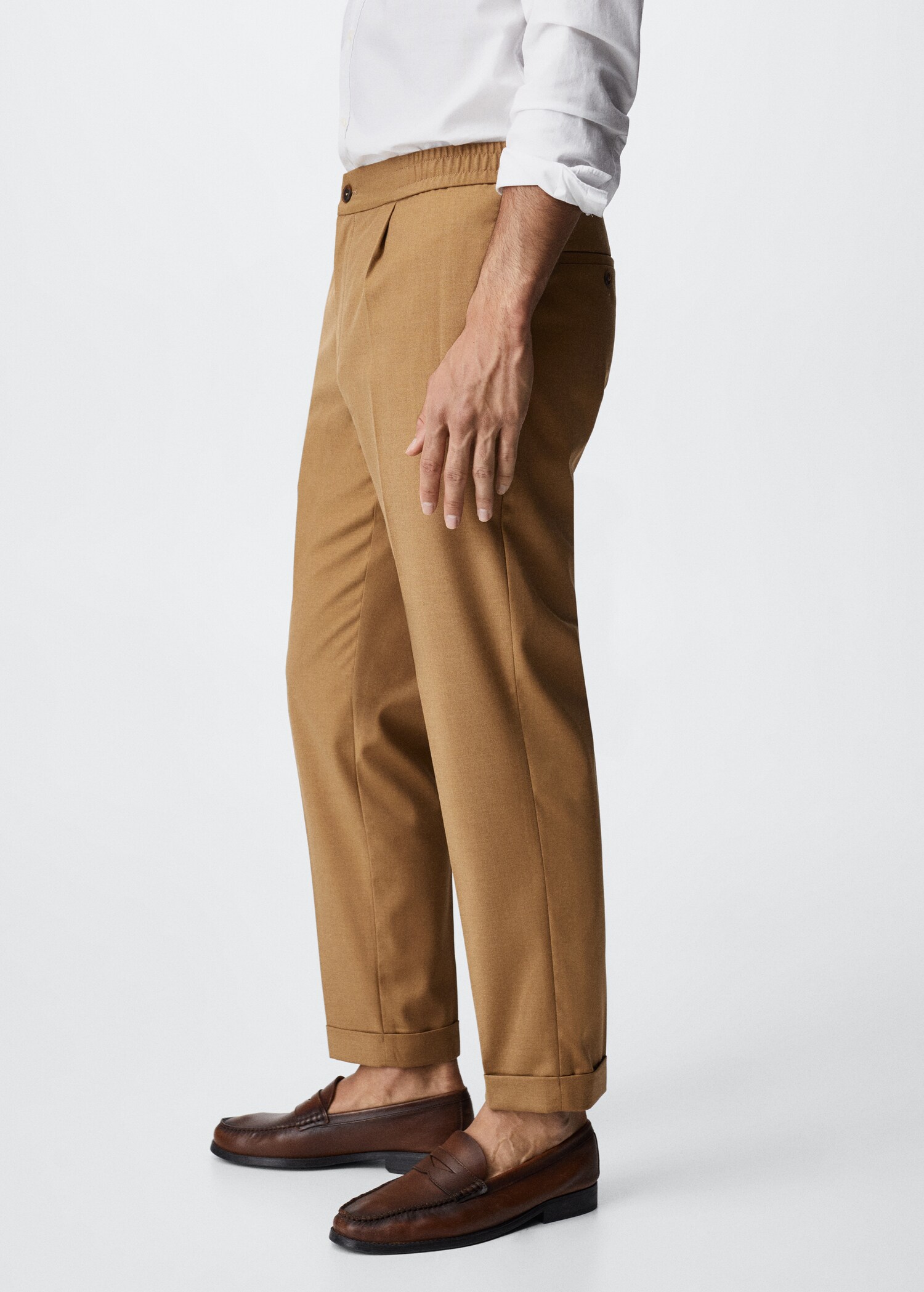 Pantalón fluido cintura elástica - Detalle del artículo 2
