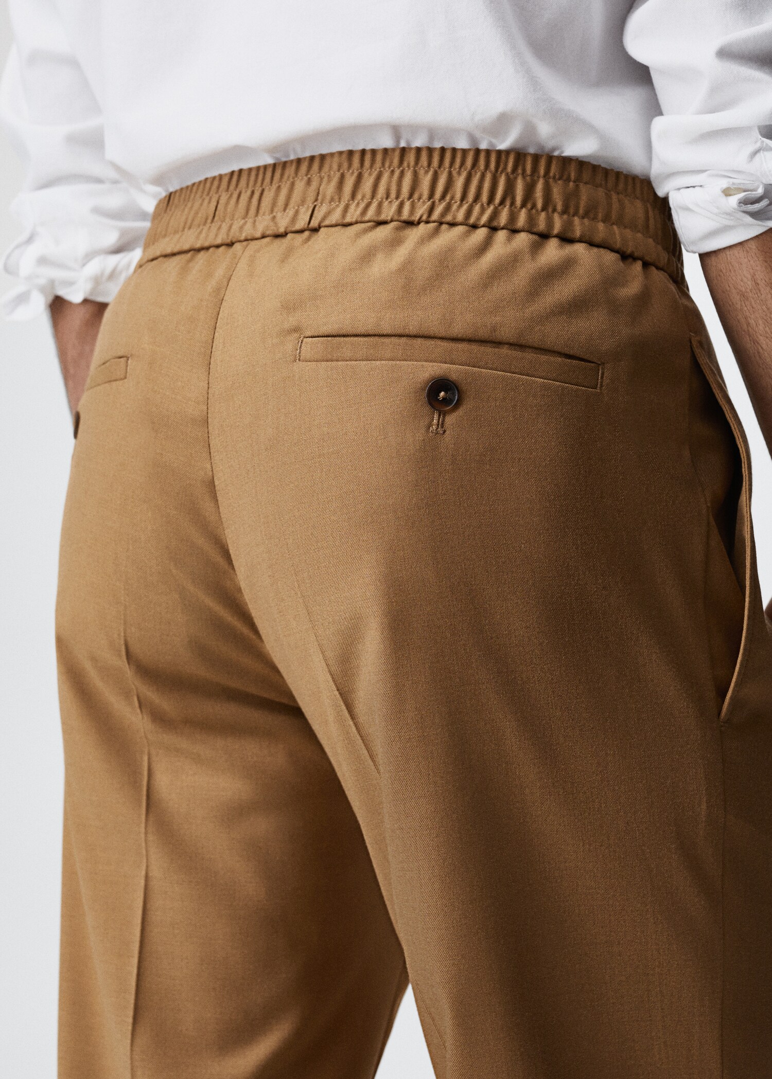 Pantalón fluido cintura elástica - Detalle del artículo 3