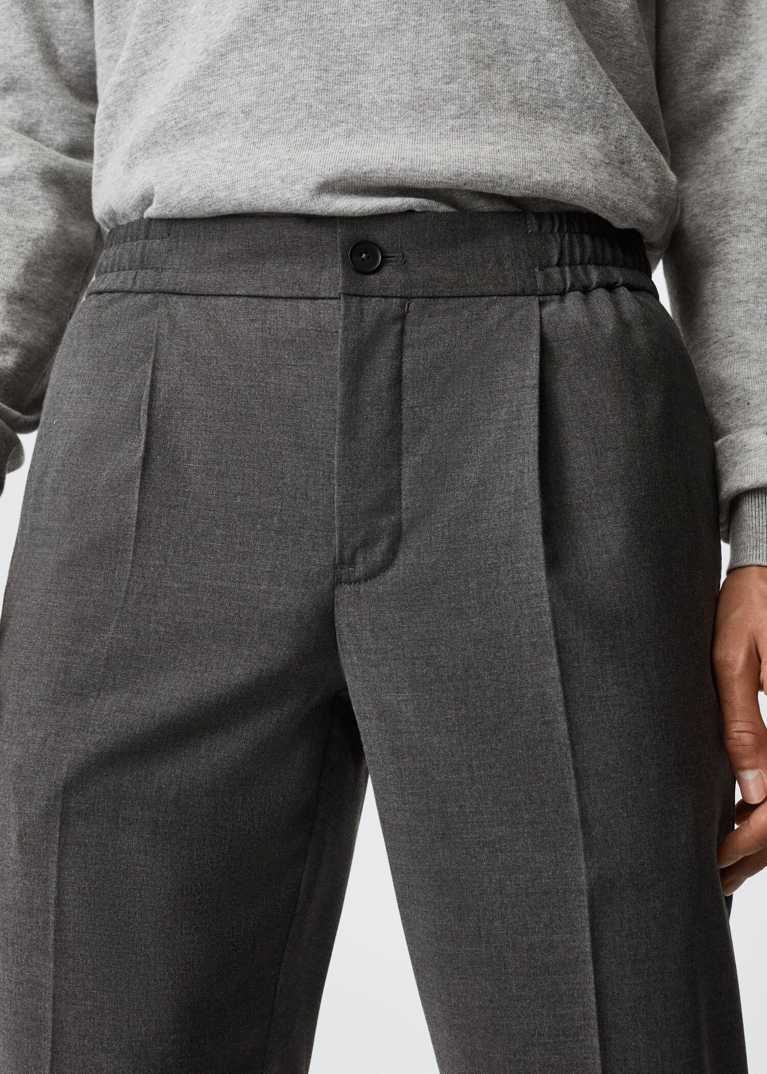 Pantalón fluido cintura elástica - Detalle del artículo 1