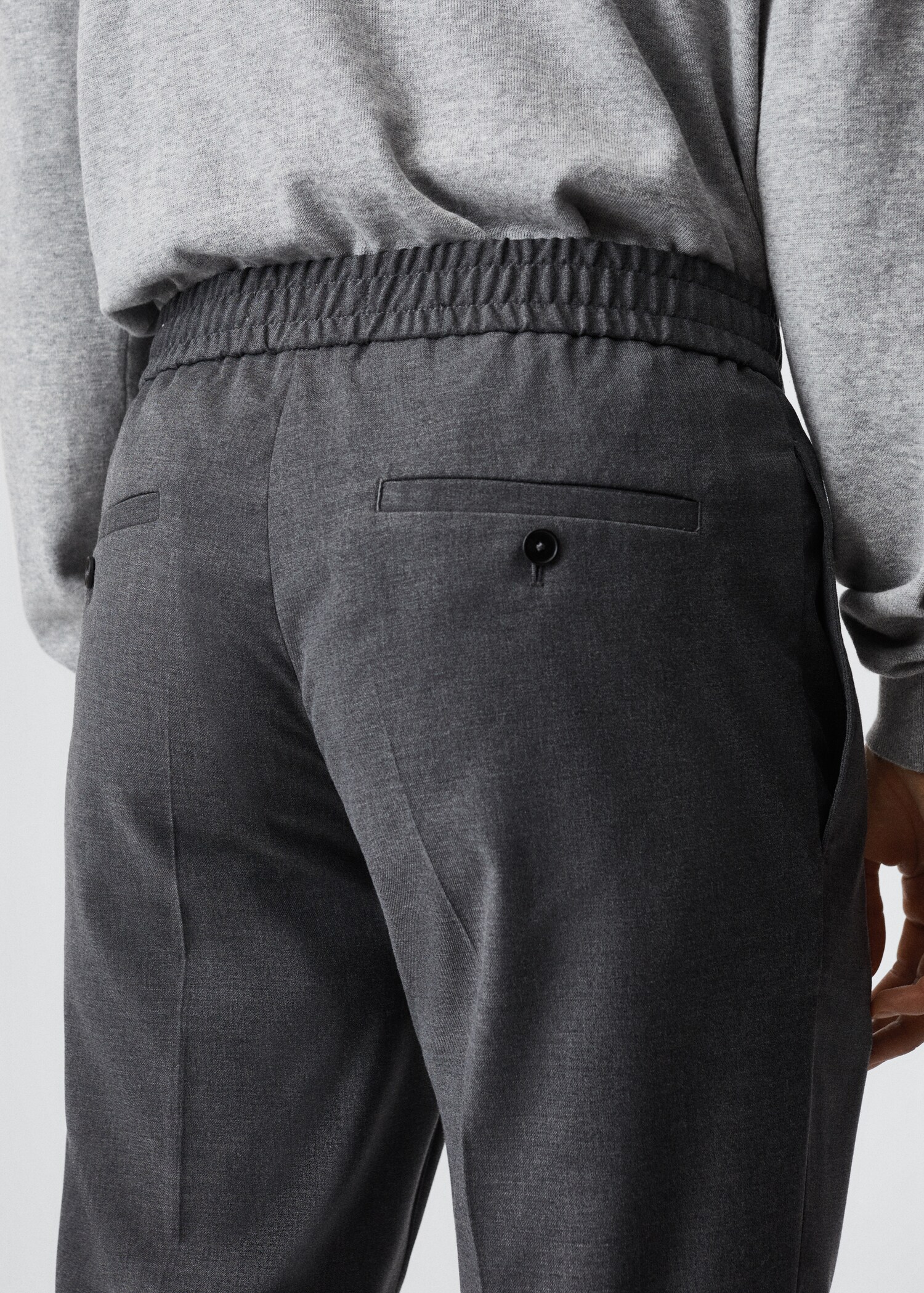 Pantalón fluido cintura elástica - Detalle del artículo 3
