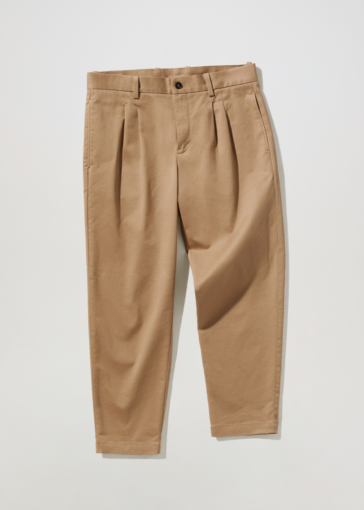 Regular-fit pleated trousers - Article without model
