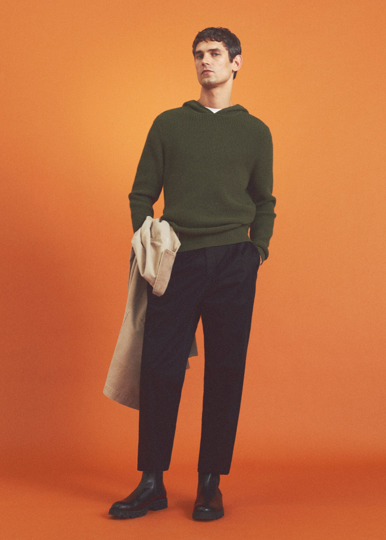 Regular-fit pleated trousers - Details of the article 6