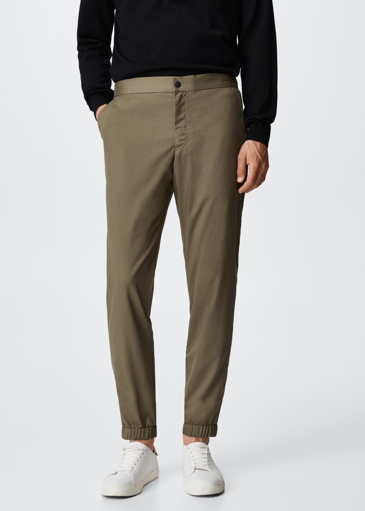 Pantaloni jogger stretch - Piano medio