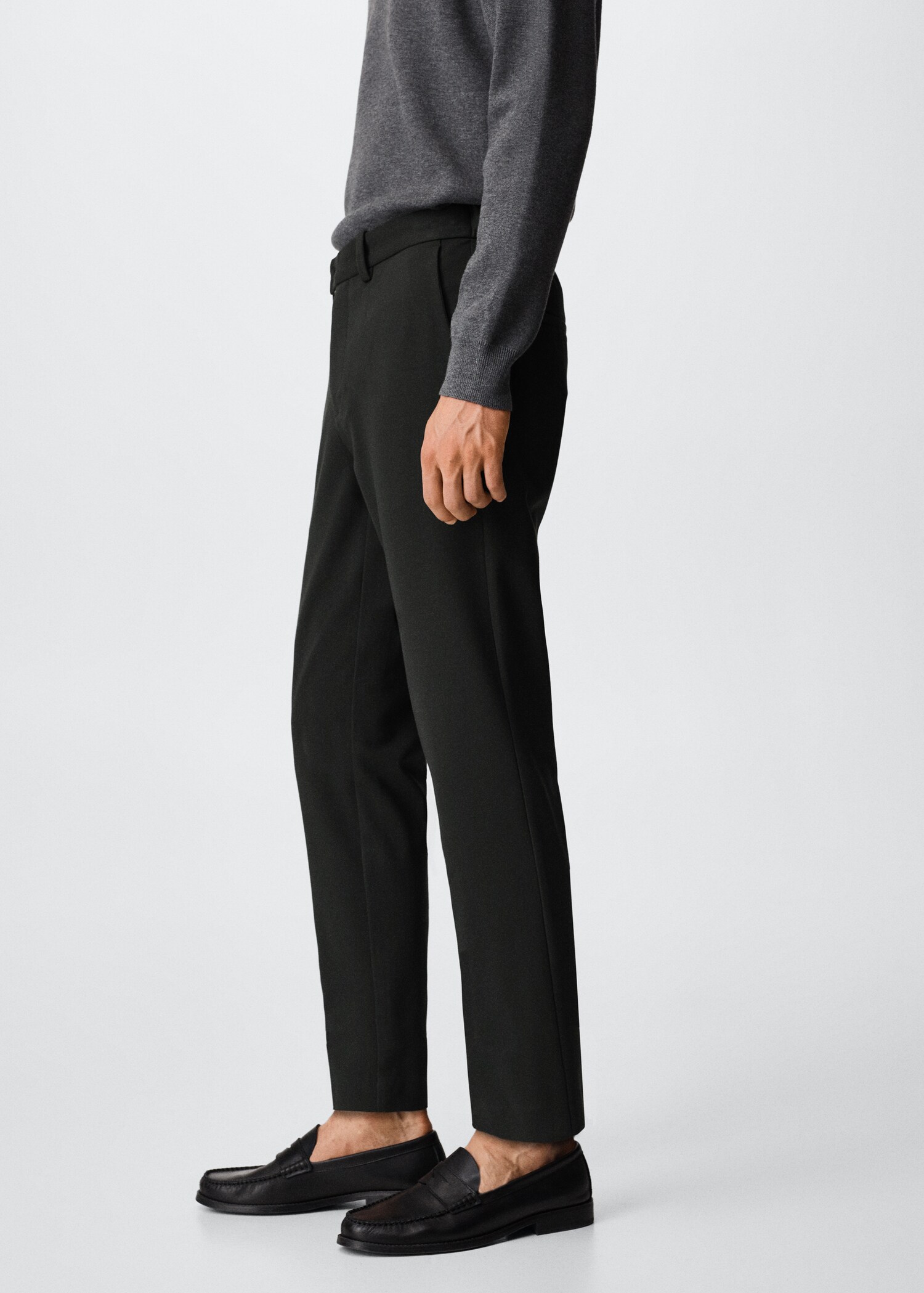 Slim fit stretch trousers - Details of the article 2