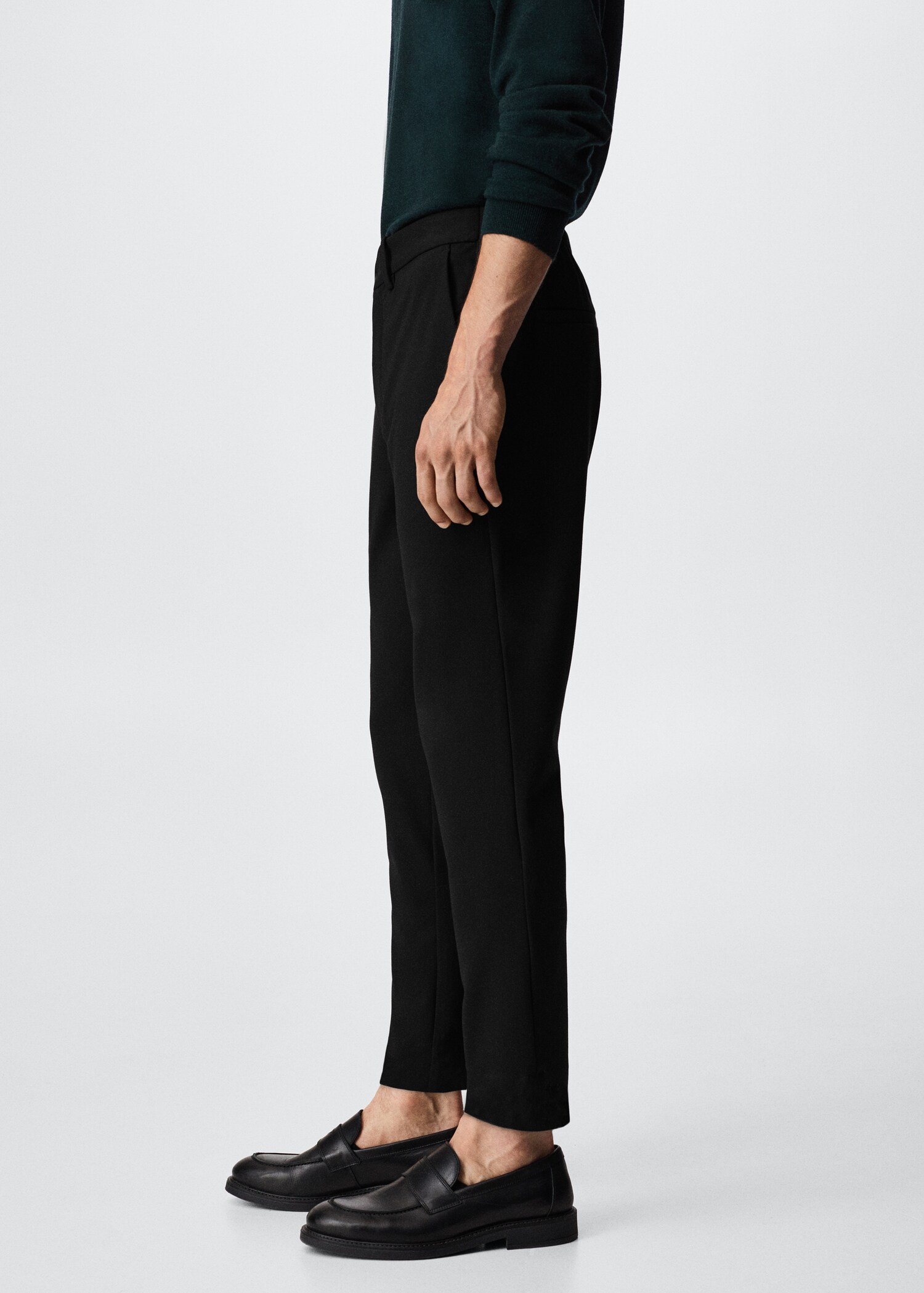 Slim fit stretch trousers - Details of the article 2