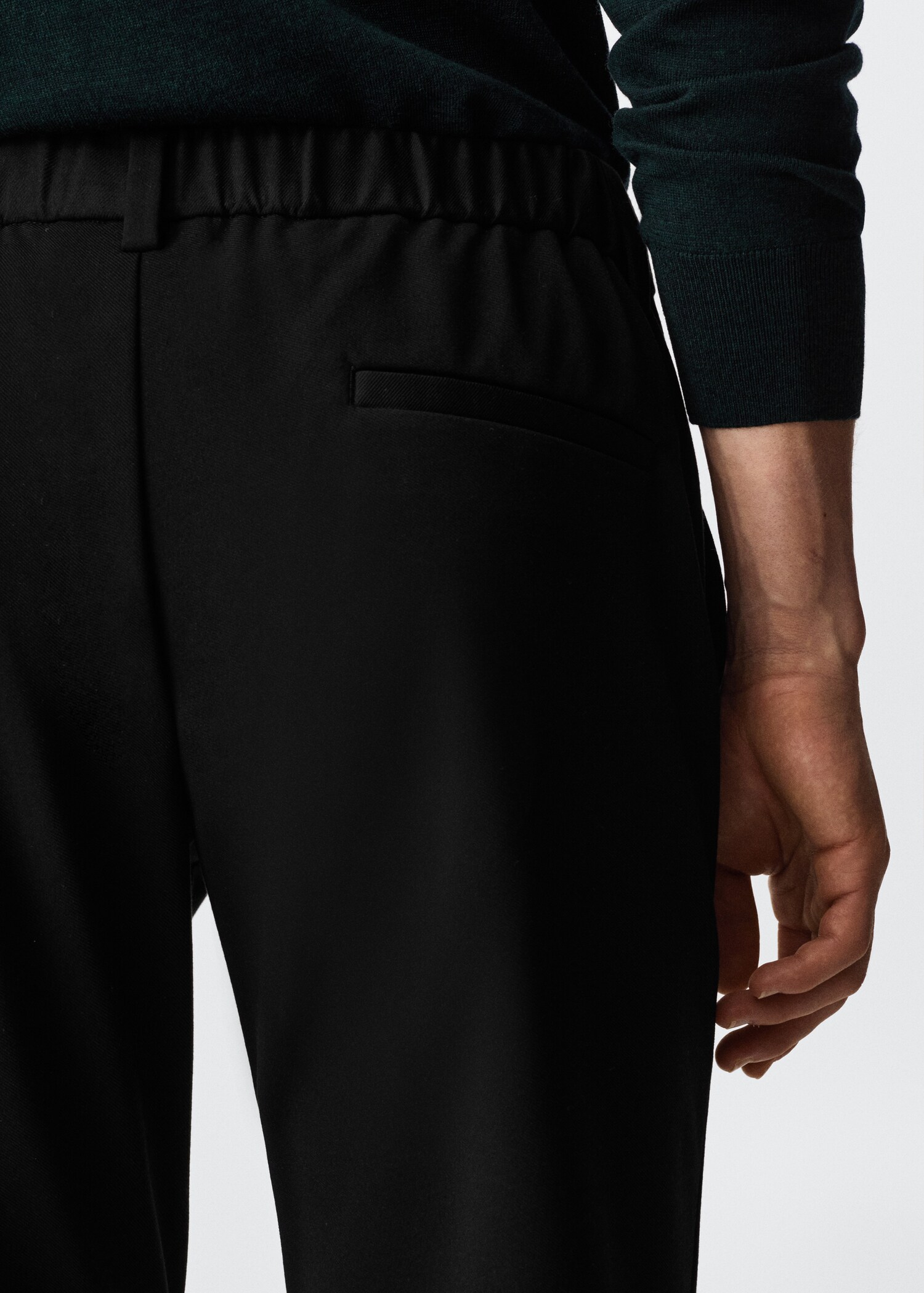Slim fit stretch trousers - Details of the article 3
