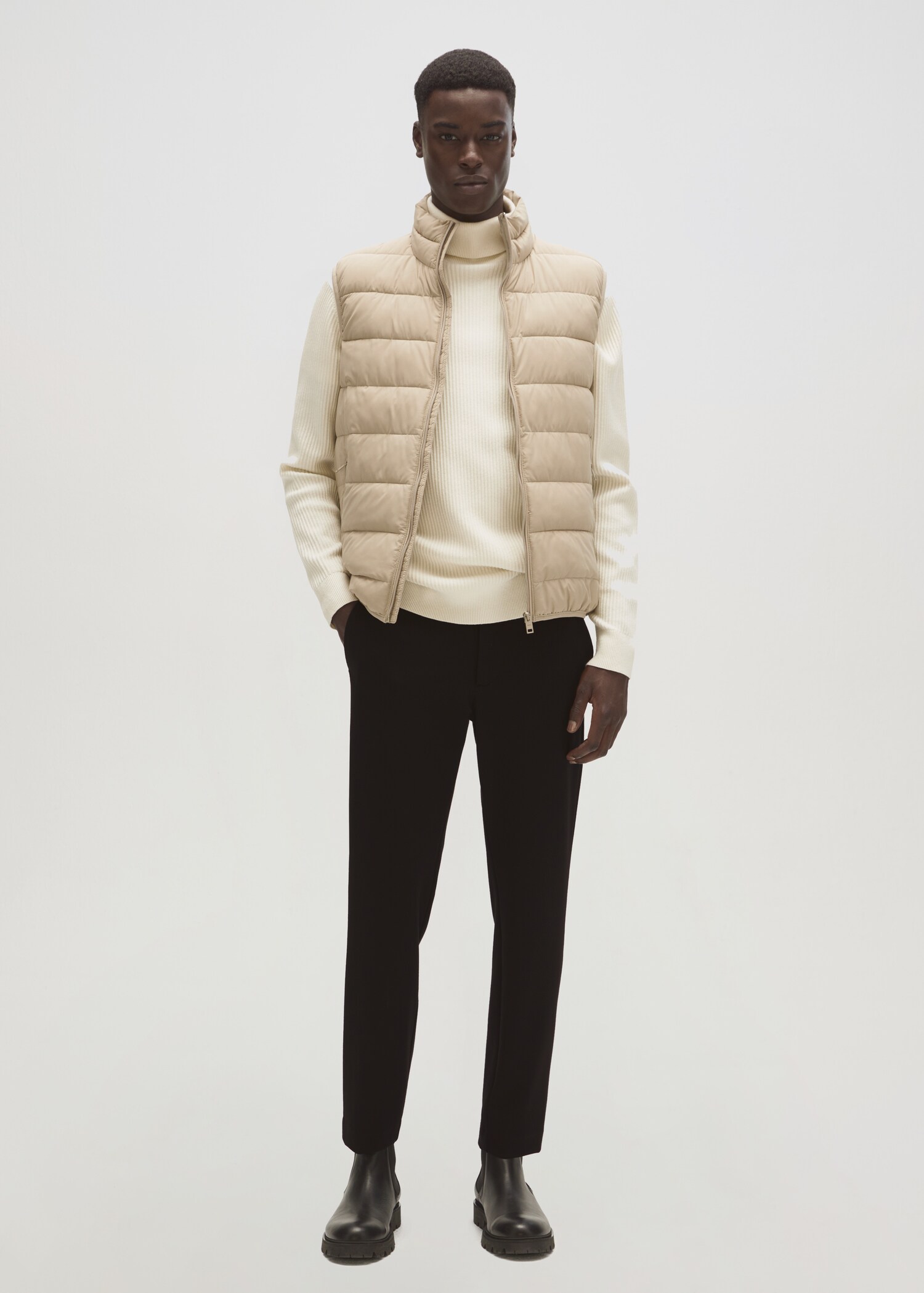 Slim fit stretch trousers - Details of the article 7