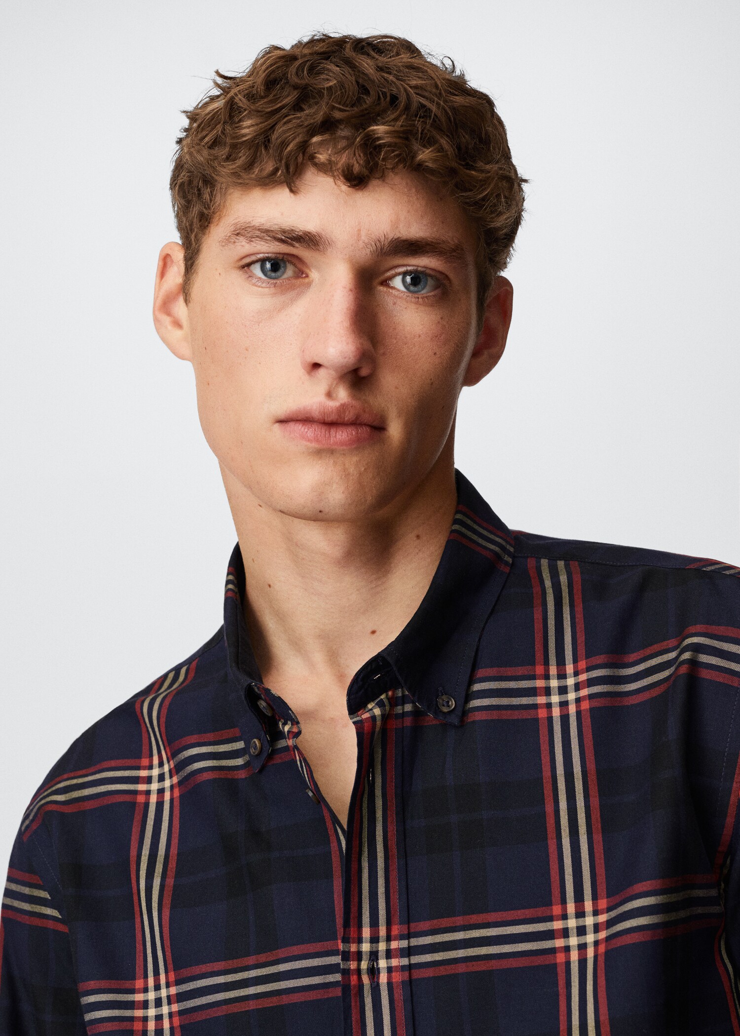 Camisa slim fit cuadros - Detalle del artículo 1