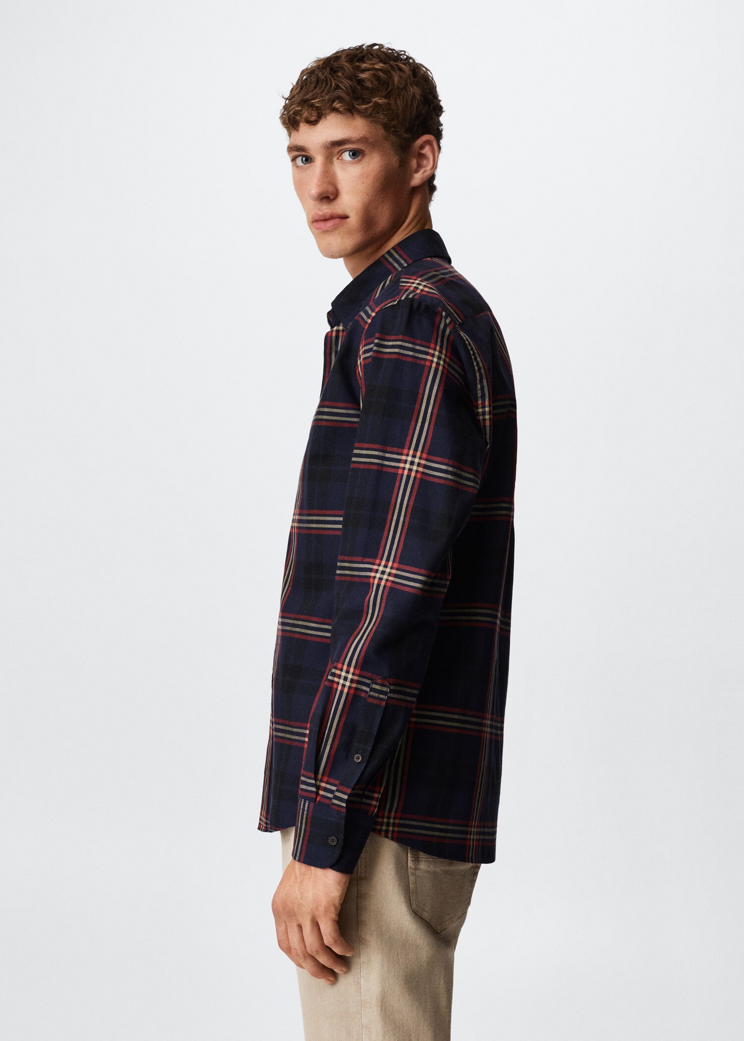 Camisa slim fit cuadros - Detalle del artículo 2