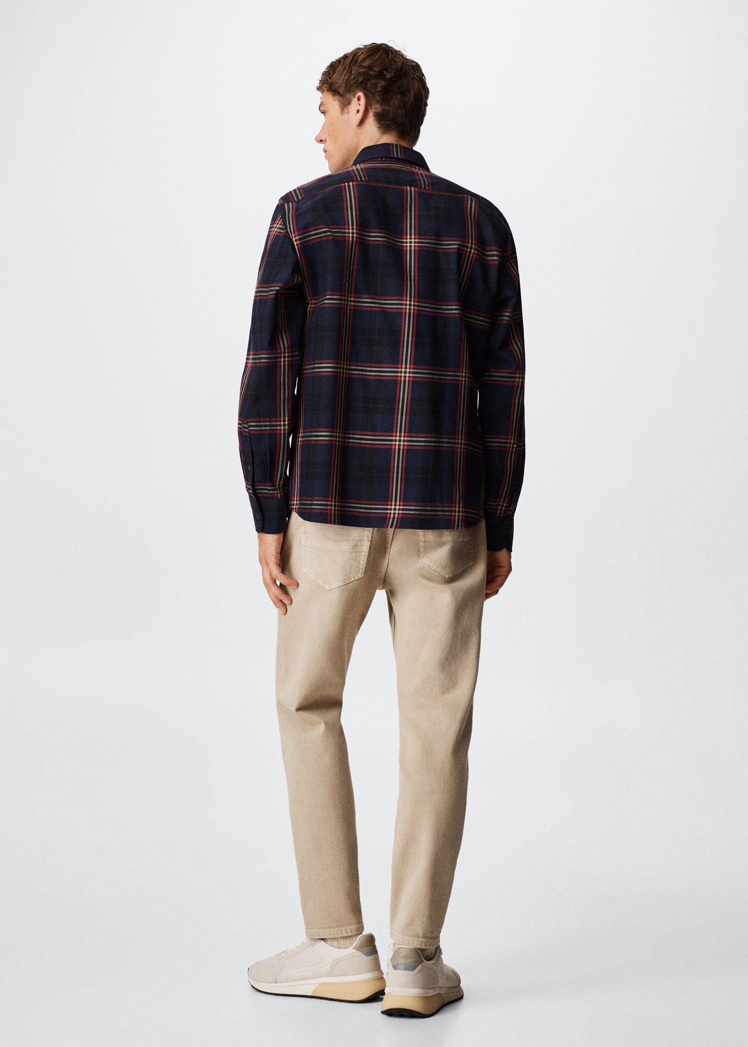 Camisa slim fit cuadros - Reverso del artículo