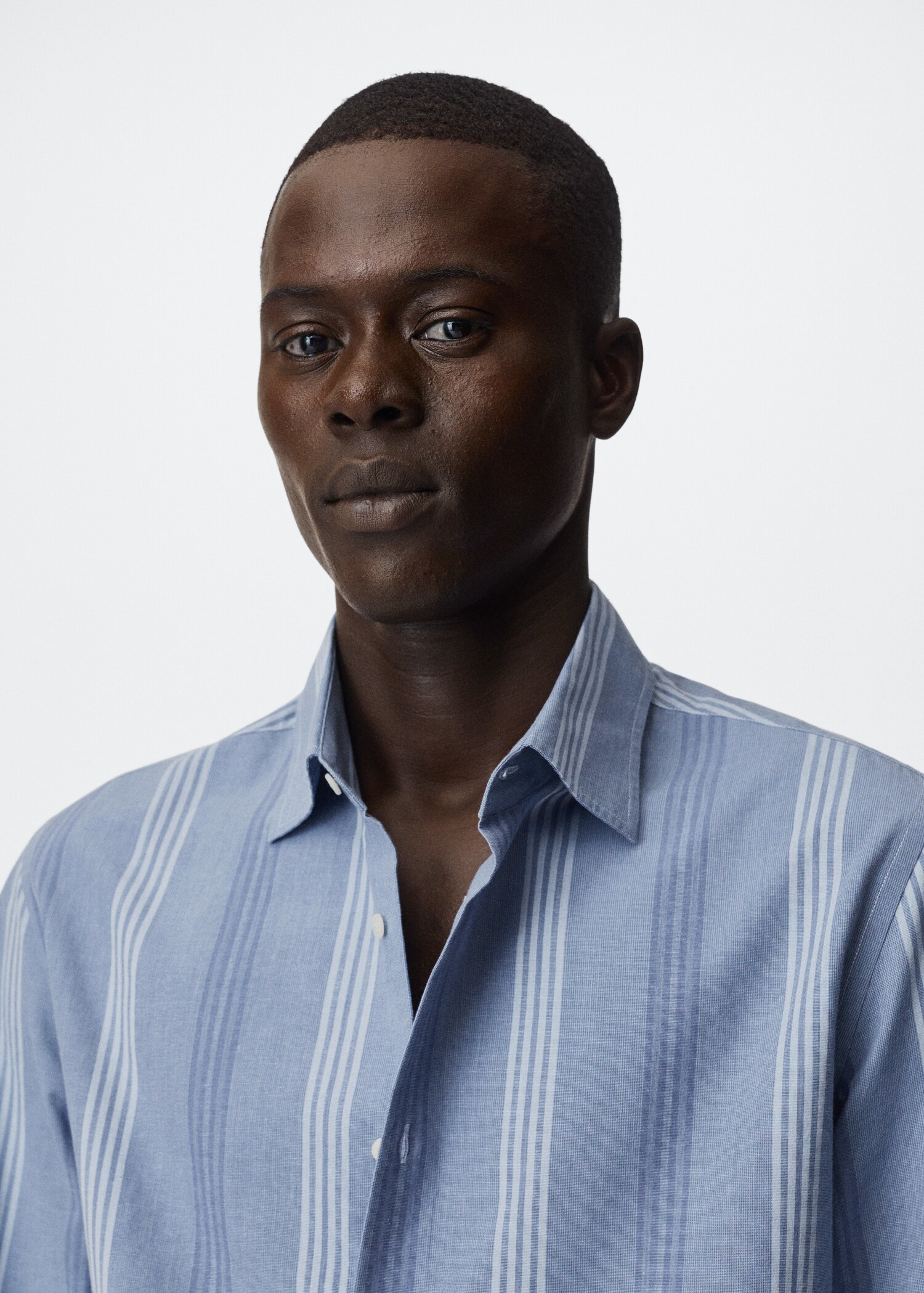 Stripete skjorte, slim-fit - Artikkeldetalj 1