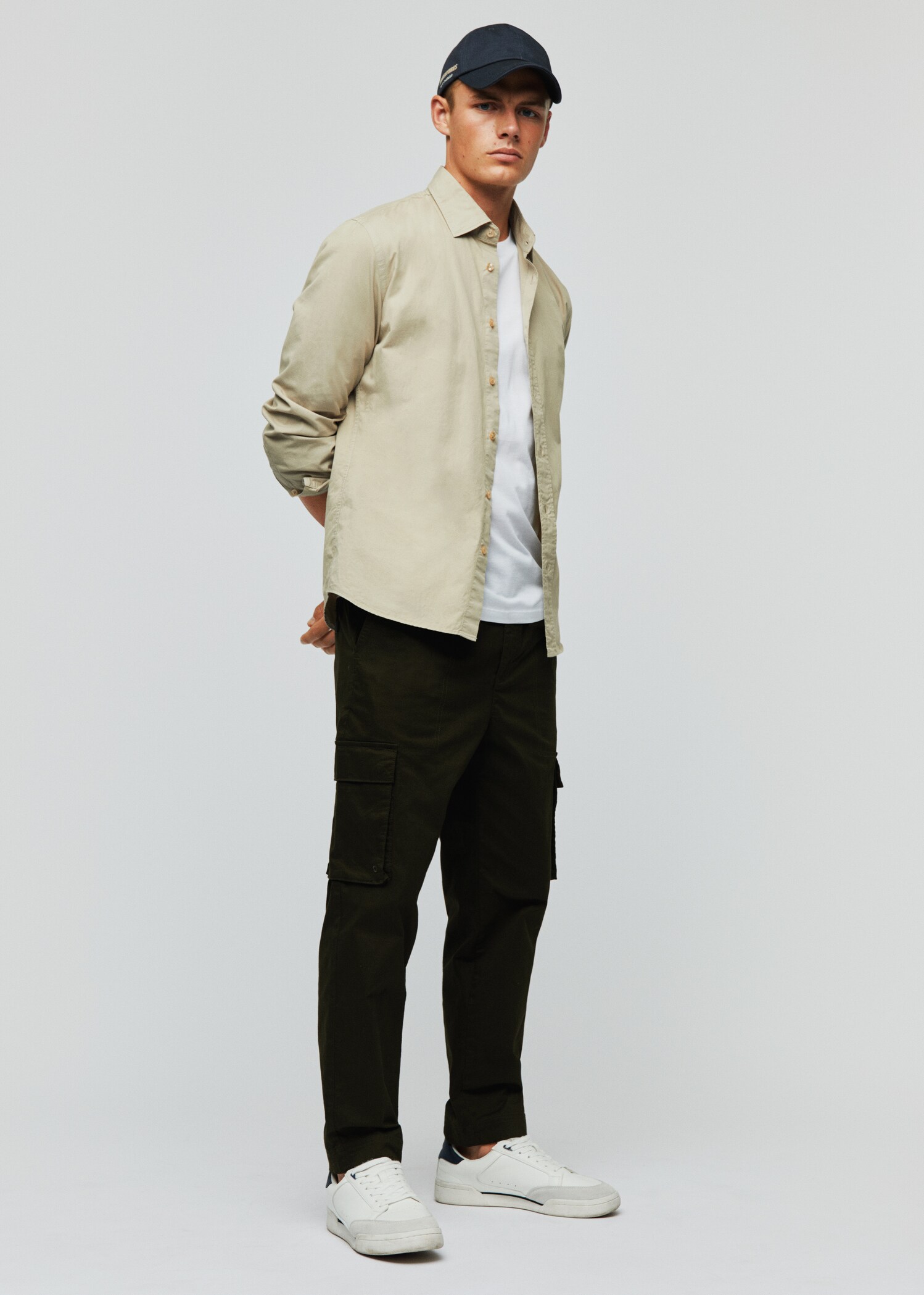 Рубашка slim fit из хлопка - Деталь изделия 5