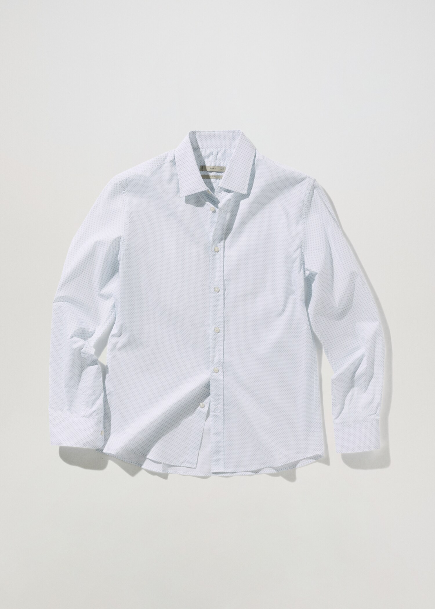 Camisa slim fit micro estampado - Artículo sin modelo