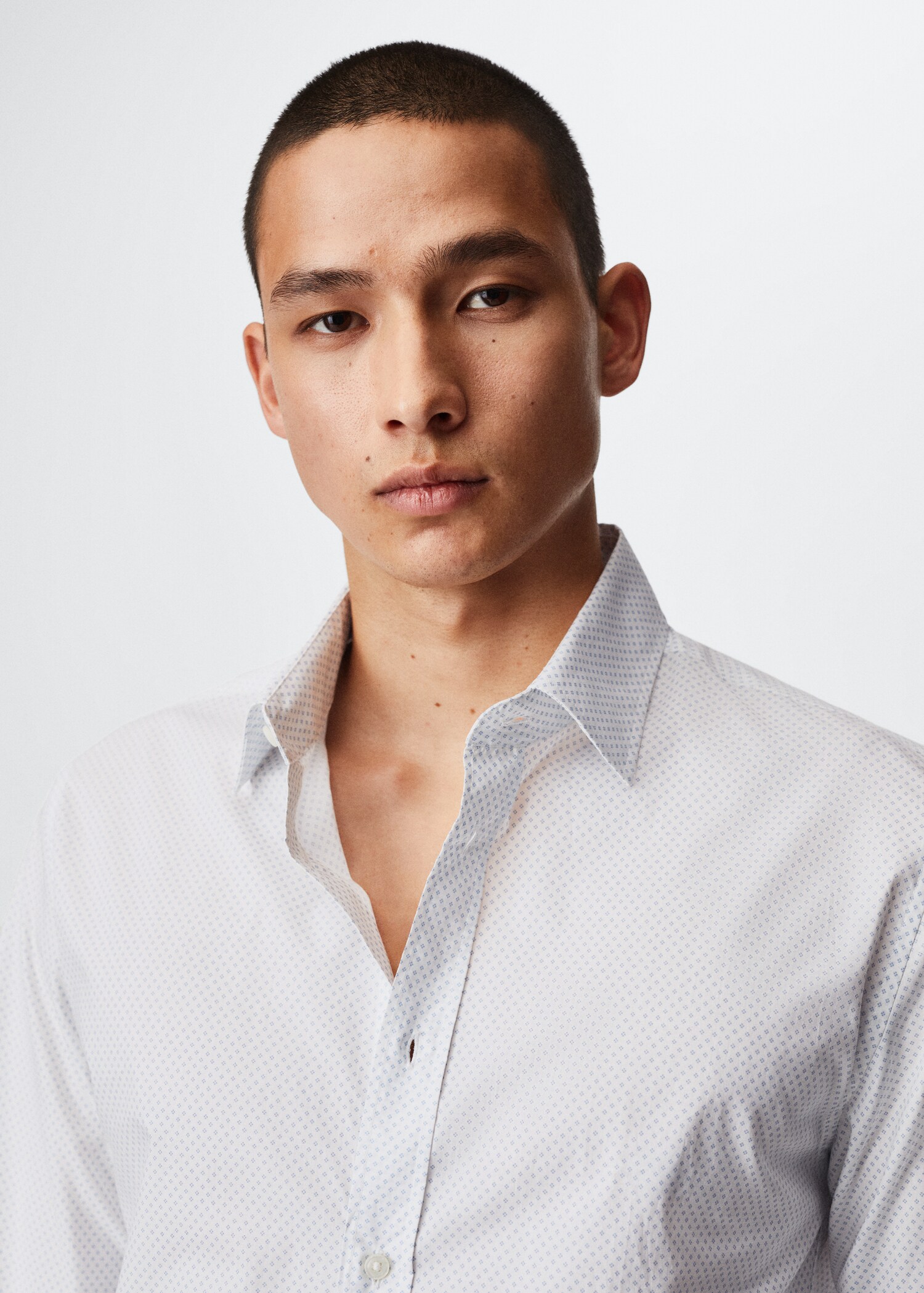 Camisa slim fit micro estampado - Detalle del artículo 1