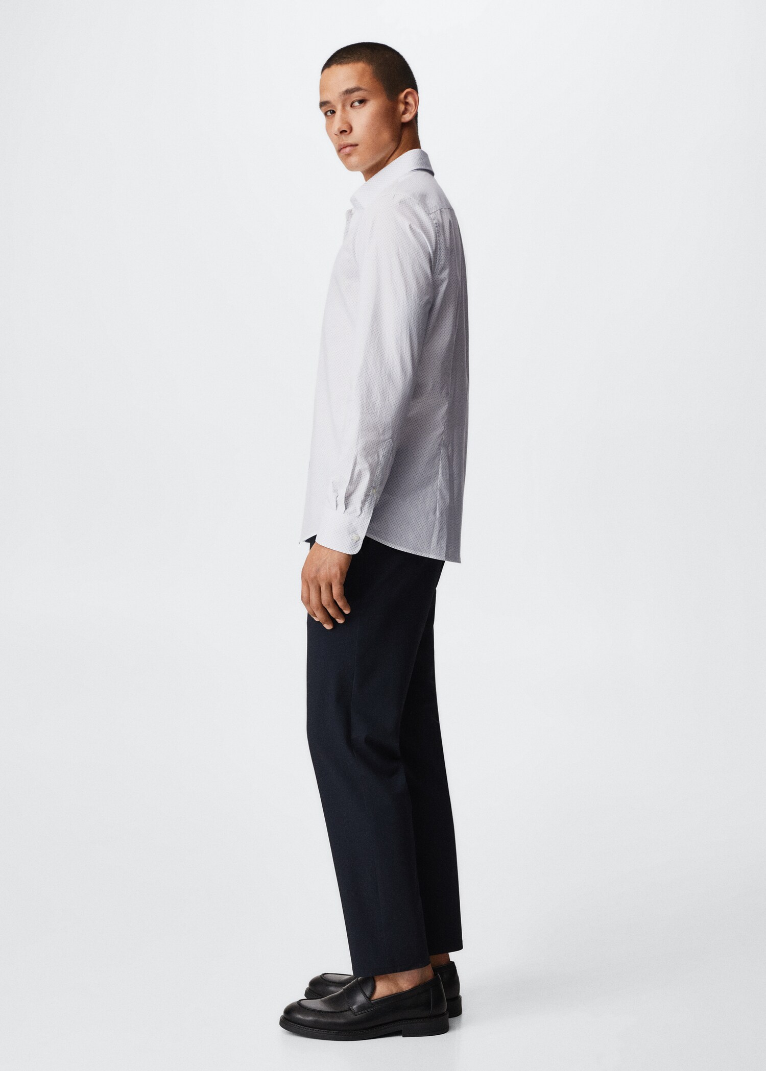 Camisa slim fit micro estampado - Detalle del artículo 2