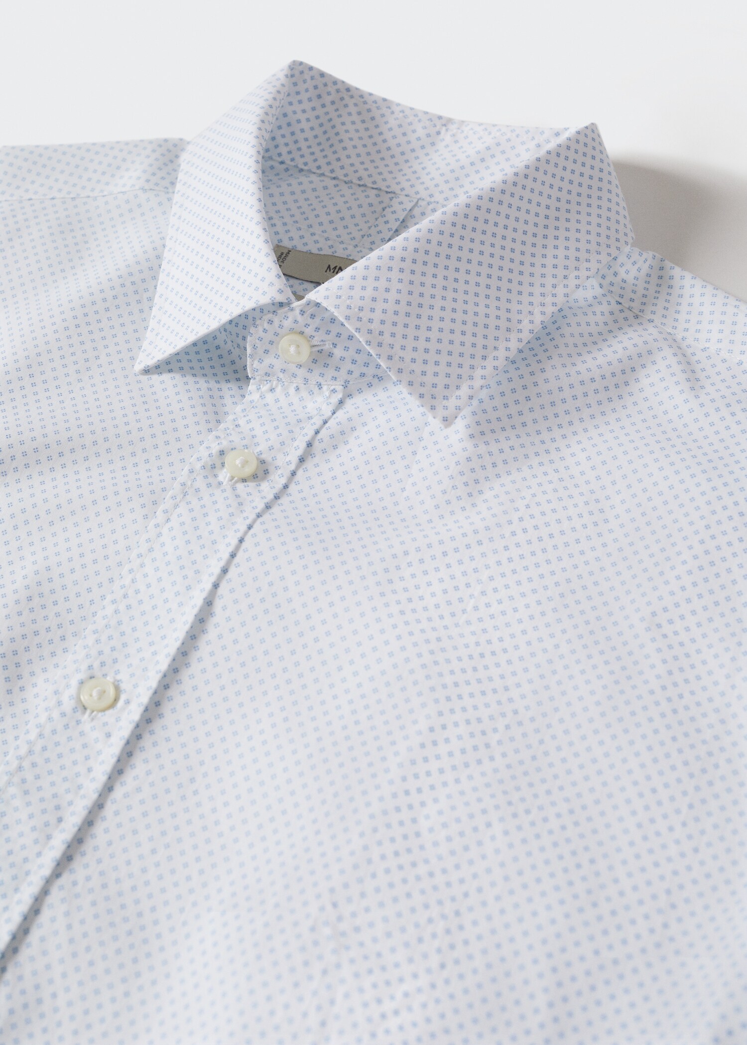 Camisa slim fit micro estampado - Detalle del artículo 8
