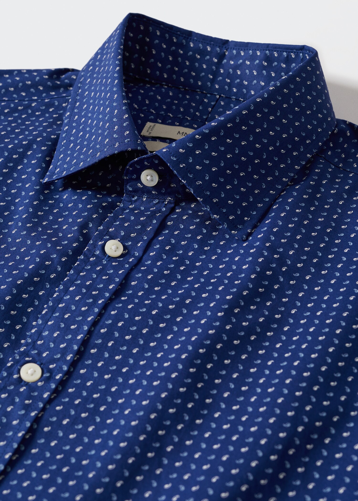 Koszula slim fit z bawełny z nadrukiem - Szczegóły artykułu 8