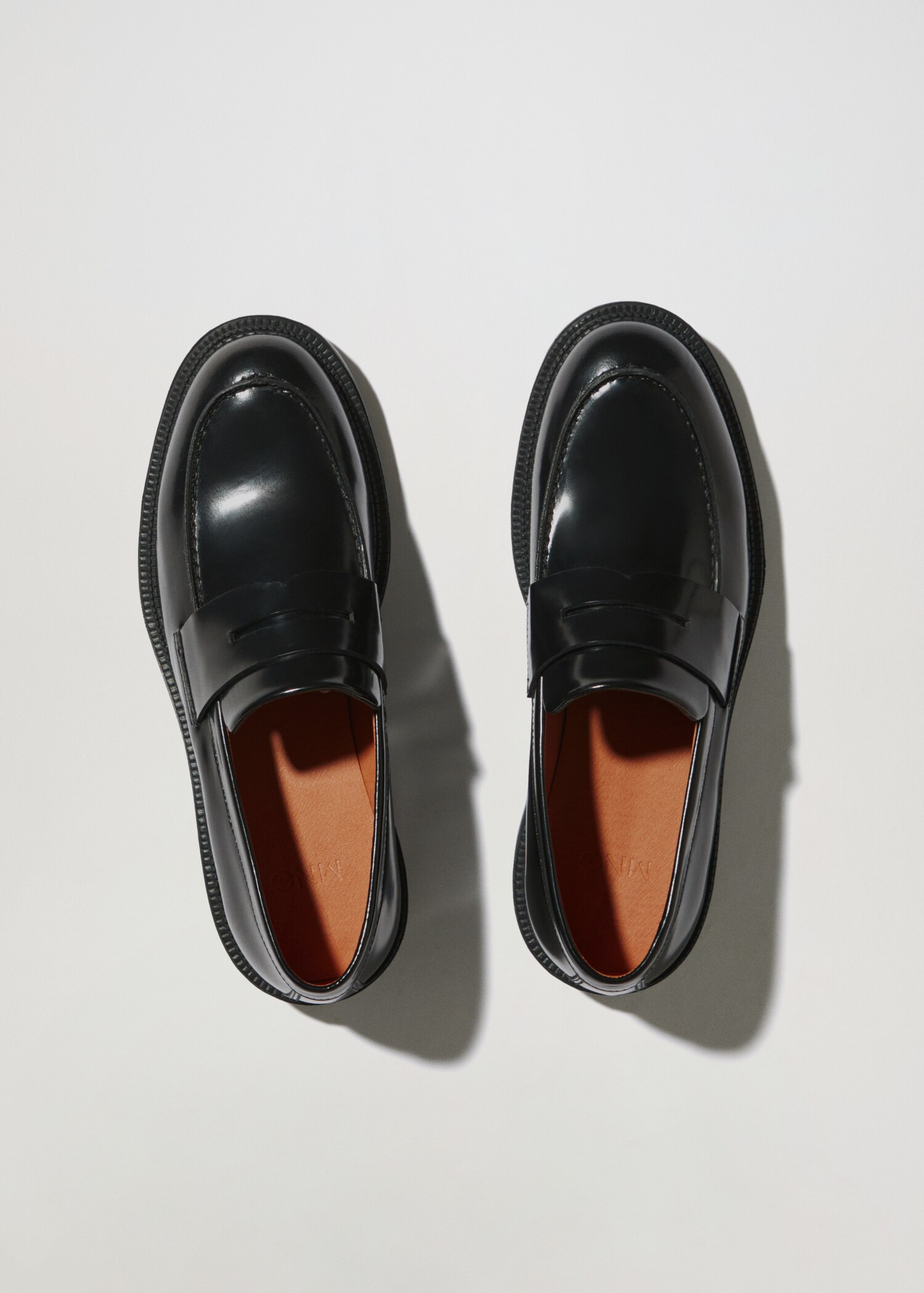 Fur patent loafers - Article without model