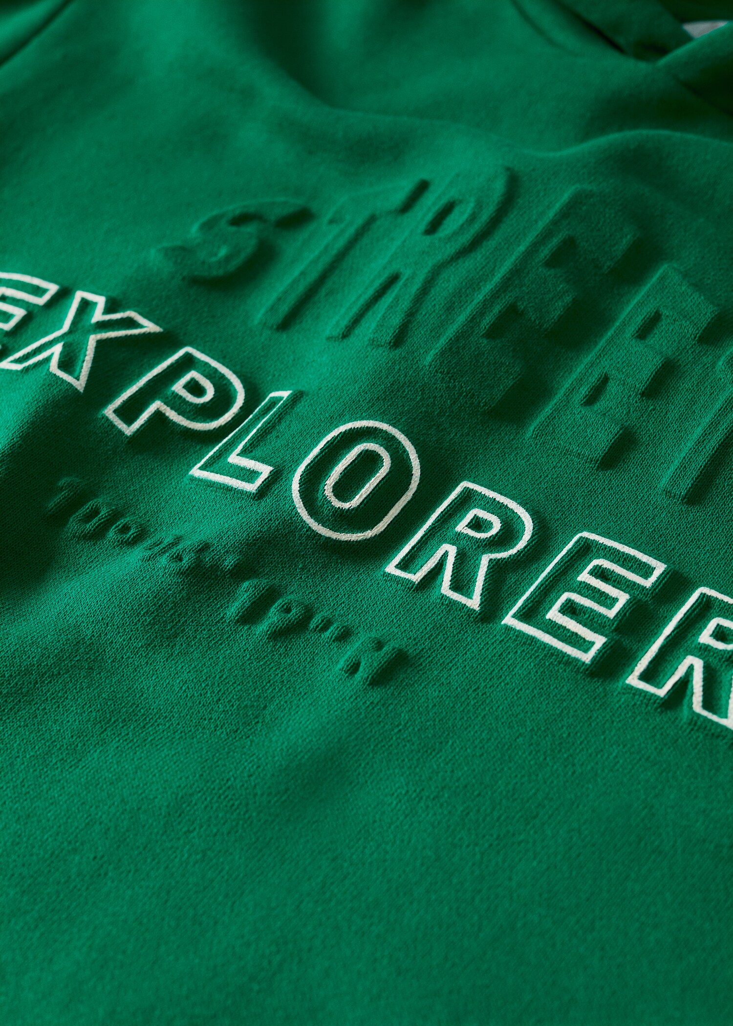 Printed embossed sweatshirt - Details of the article 8