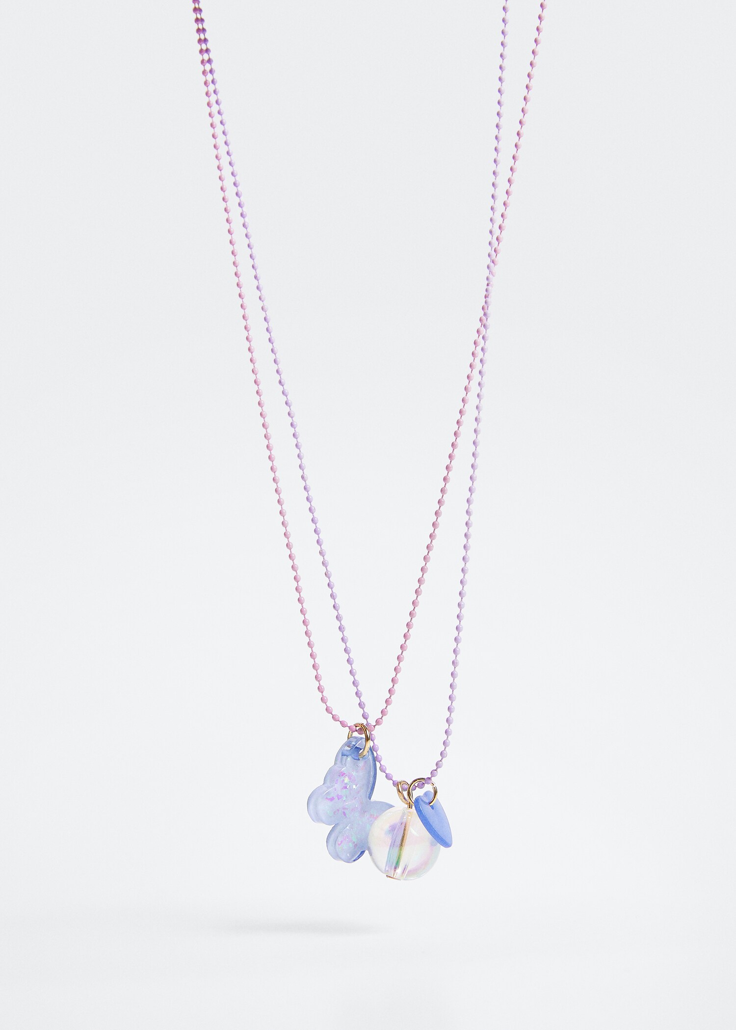 Pack 2 collares mariposa - Plano medio