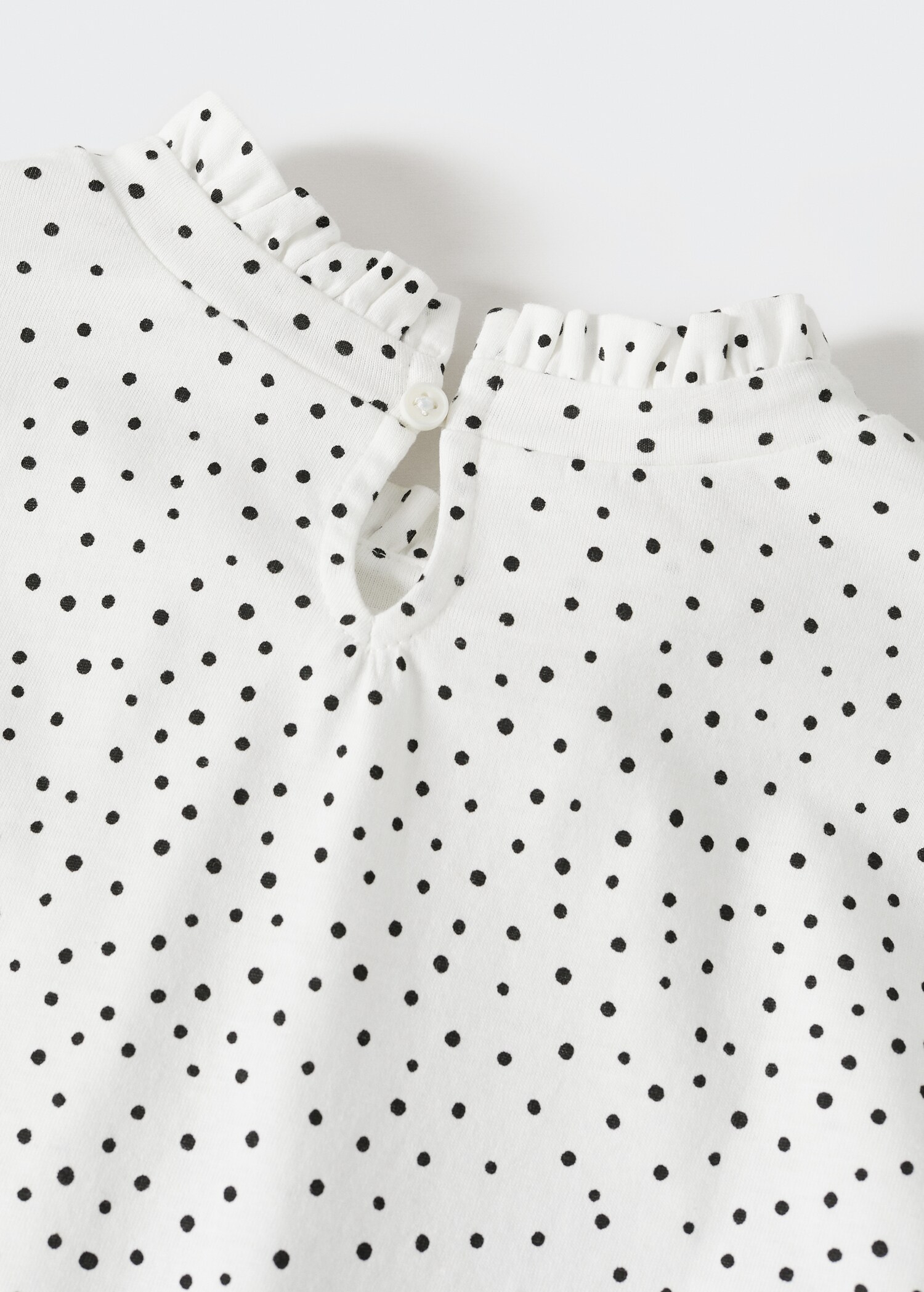 T-shirt avec détail plissé - Détail de l'article 8