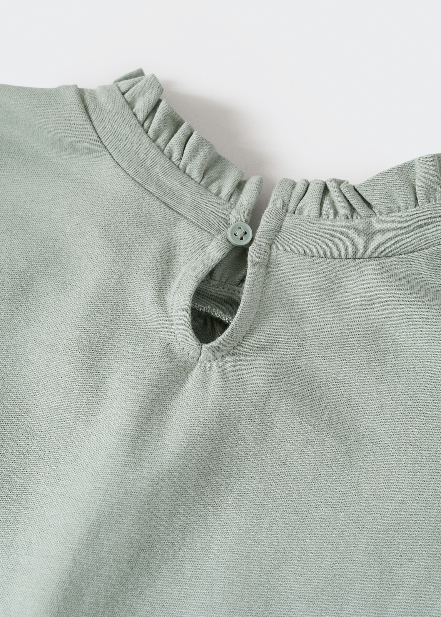 T-shirt avec détail plissé - Détail de l'article 8