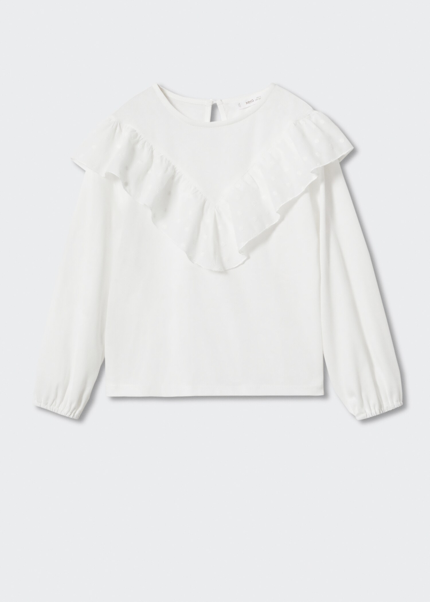 Langarm-T-Shirt mit Rüschen - Artikel ohne Model