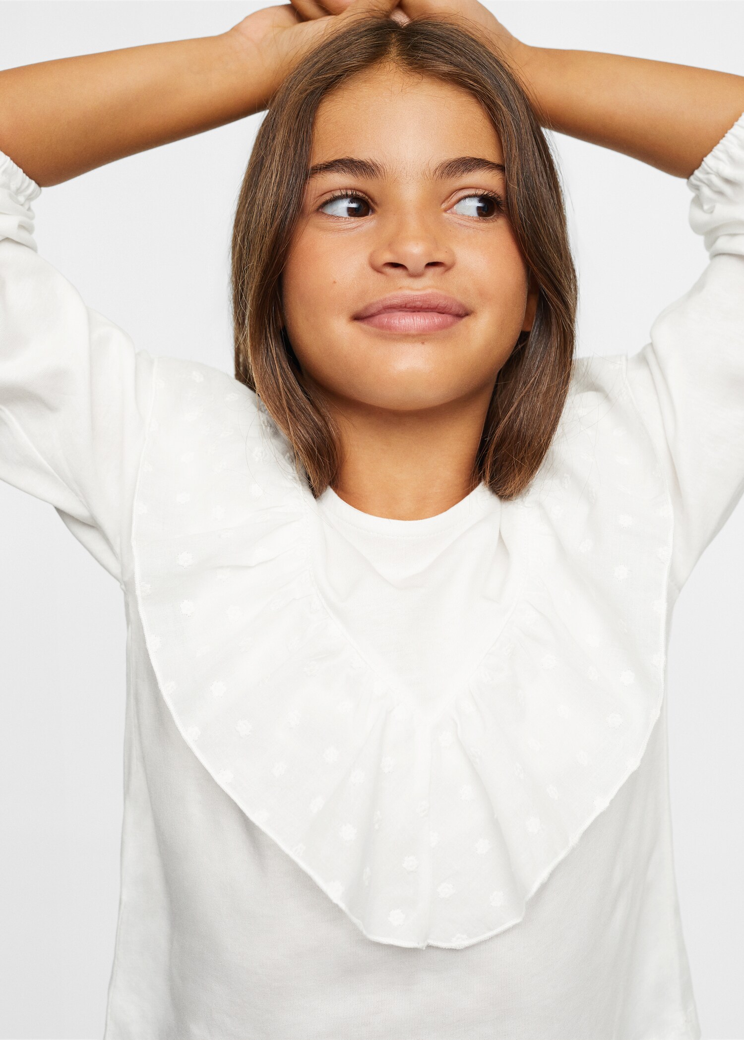 Langarm-T-Shirt mit Rüschen - Detail des Artikels 4