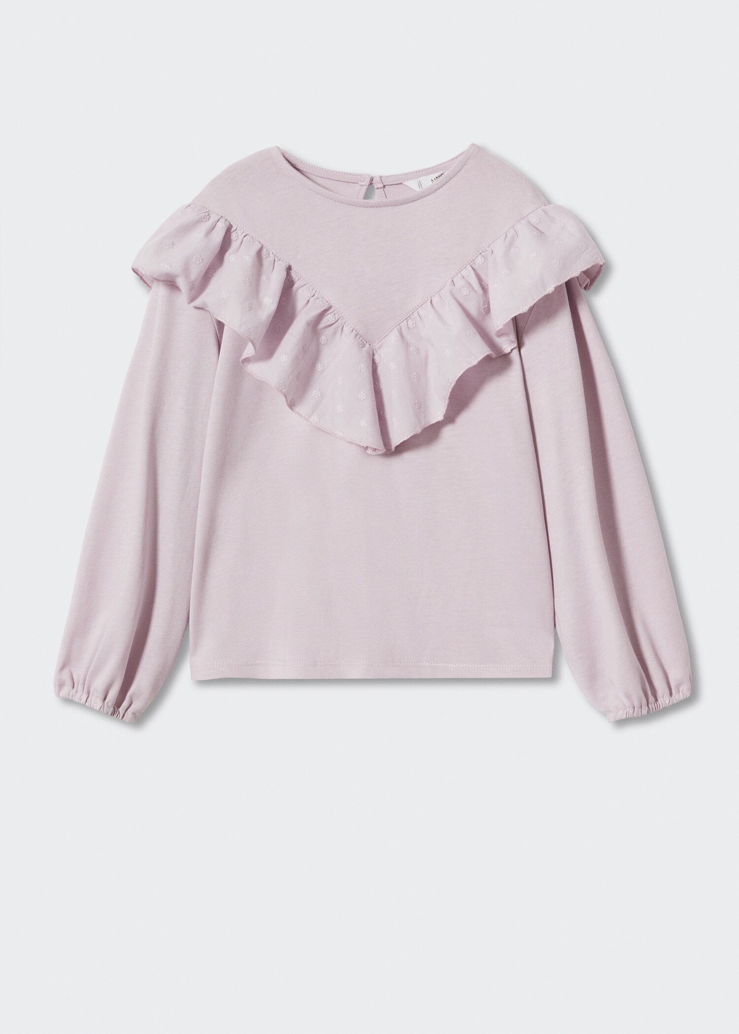 Langarm-T-Shirt mit Rüschen - Artikel ohne Model