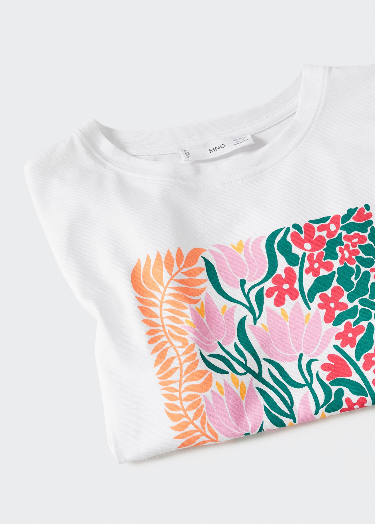 Printed cotton-blend T-shirt - Details of the article 8