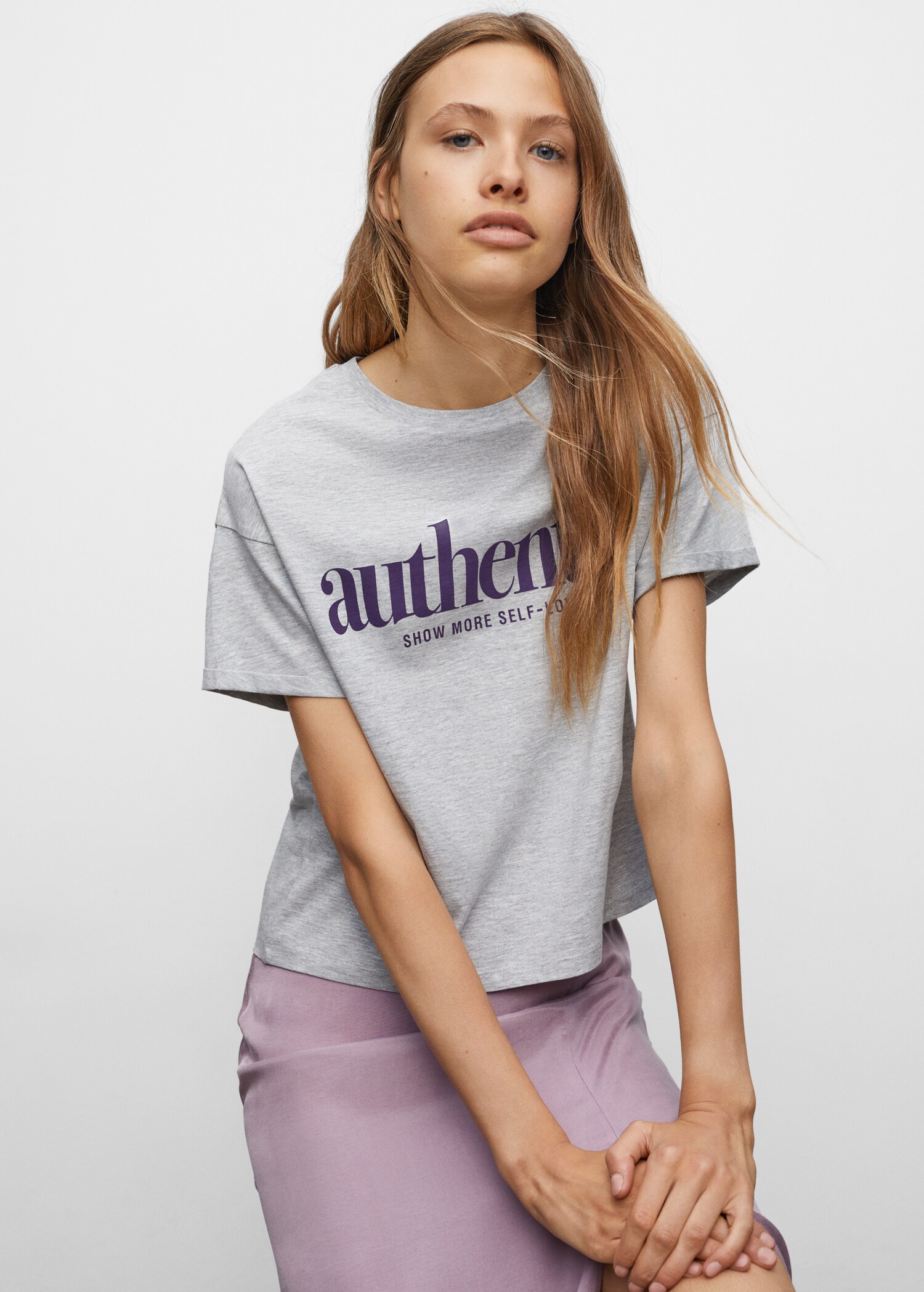 Bedrucktes Baumwoll-T-Shirt - Detail des Artikels 3