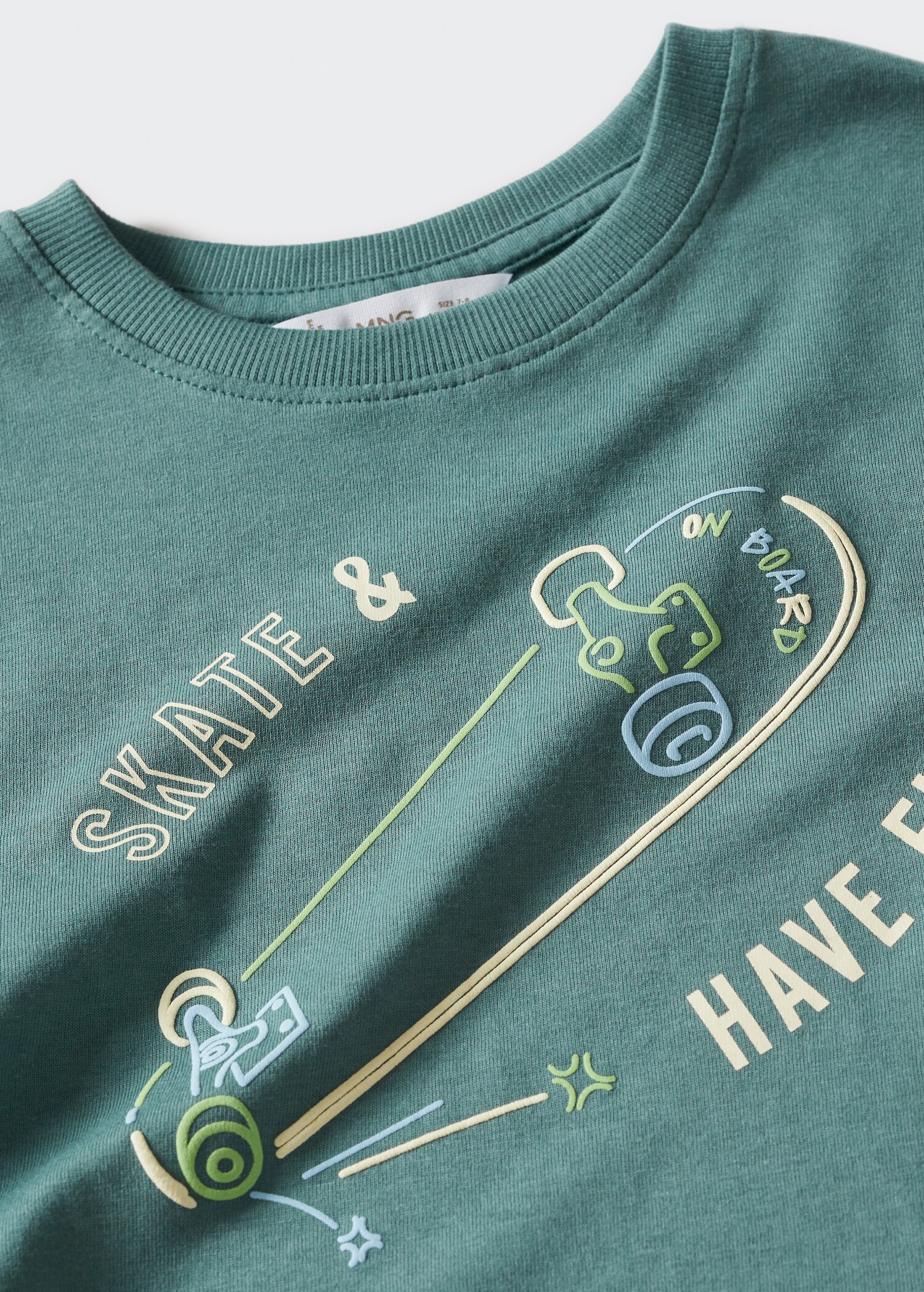 Printed cotton-blend T-shirt - Details of the article 8