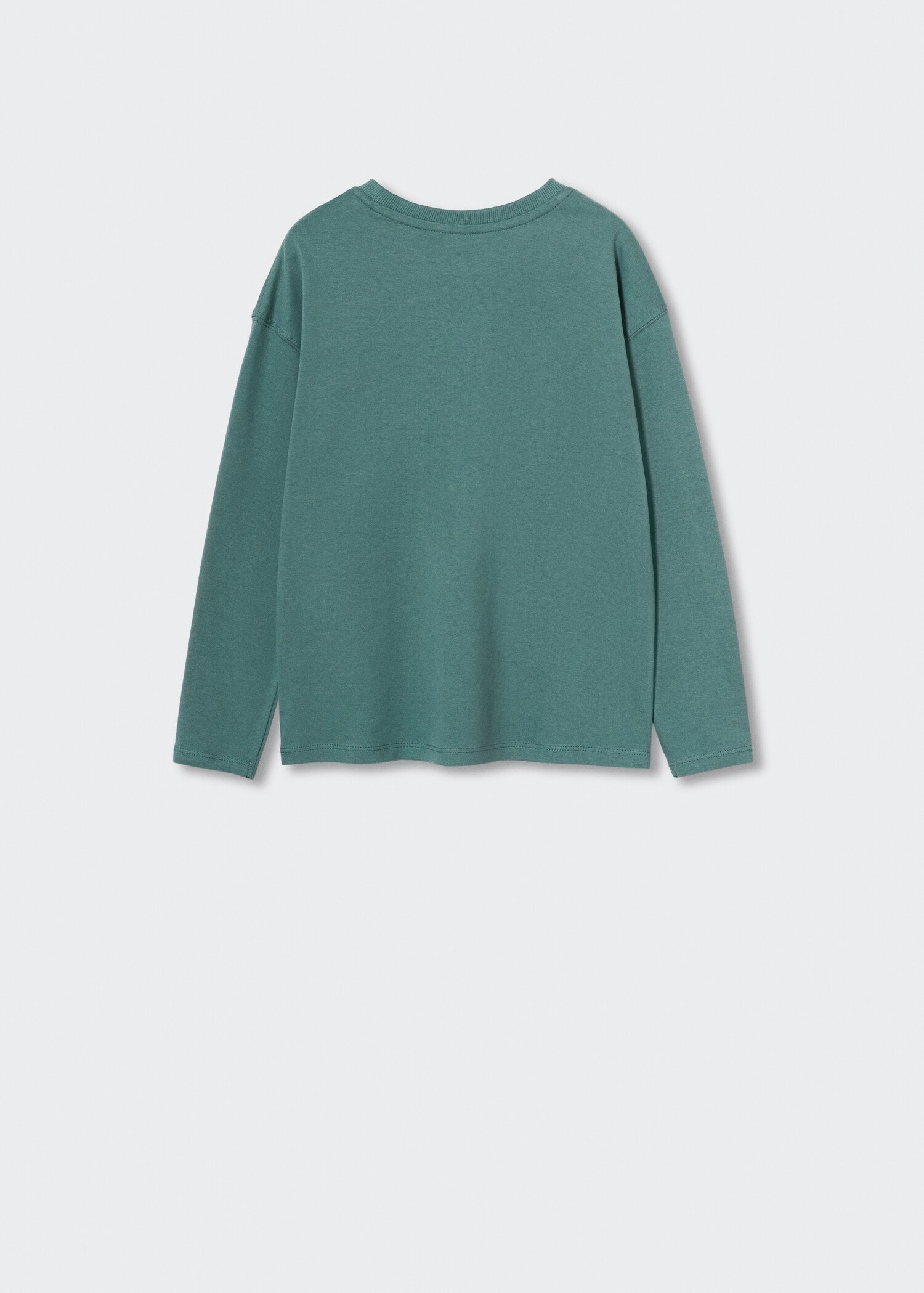 Printed cotton-blend T-shirt - Reverse of the article