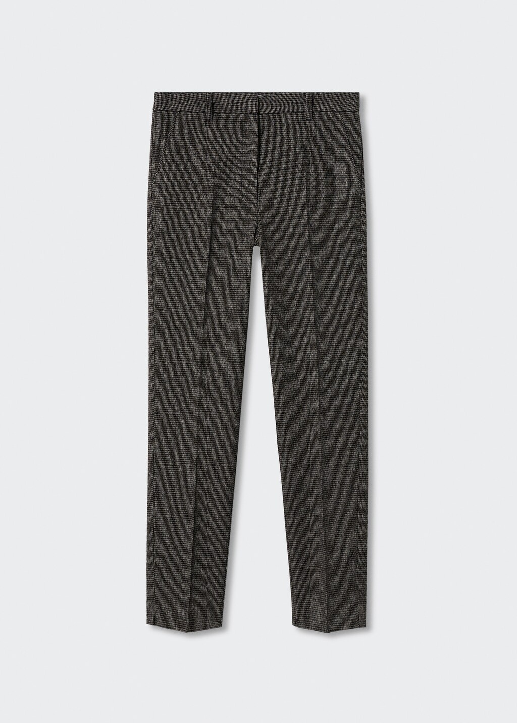Pantalon de costume skinny pied de poule Femme MANGO France La Reunion