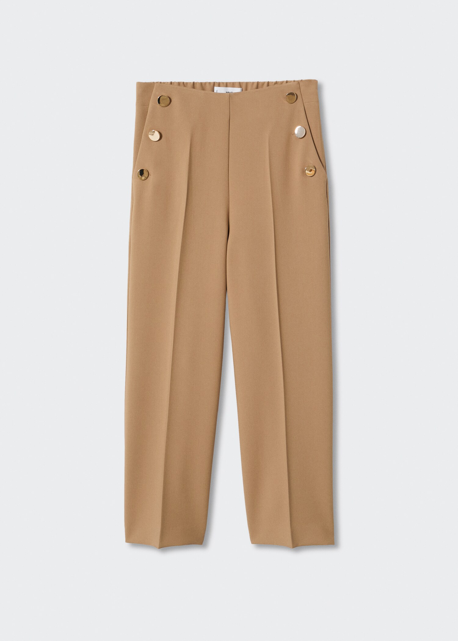 Cropped button trousers - Article without model