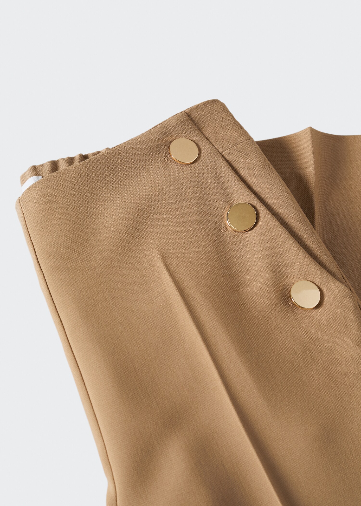 Cropped button trousers - Details of the article 8