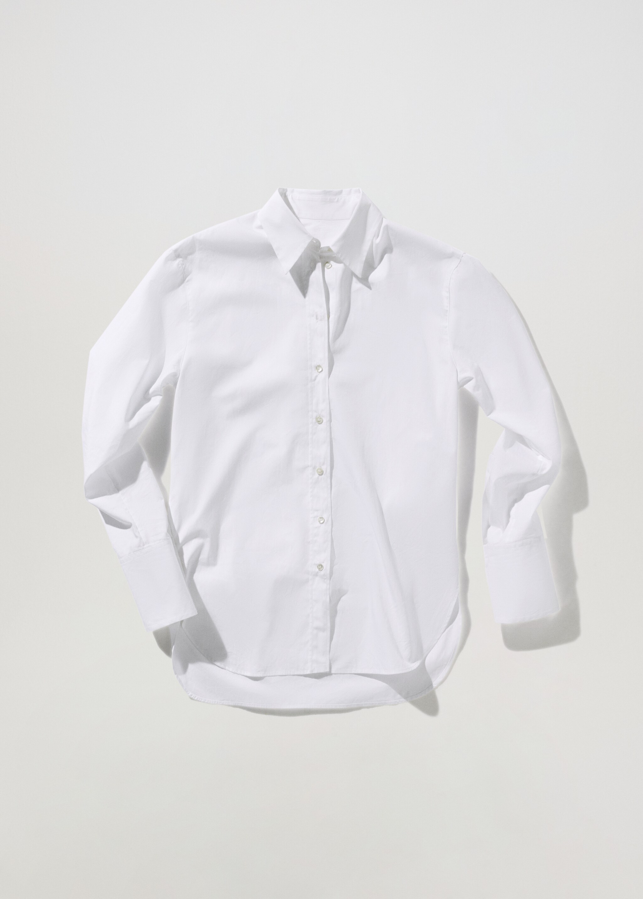Poplin organic cotton shirt - Article without model