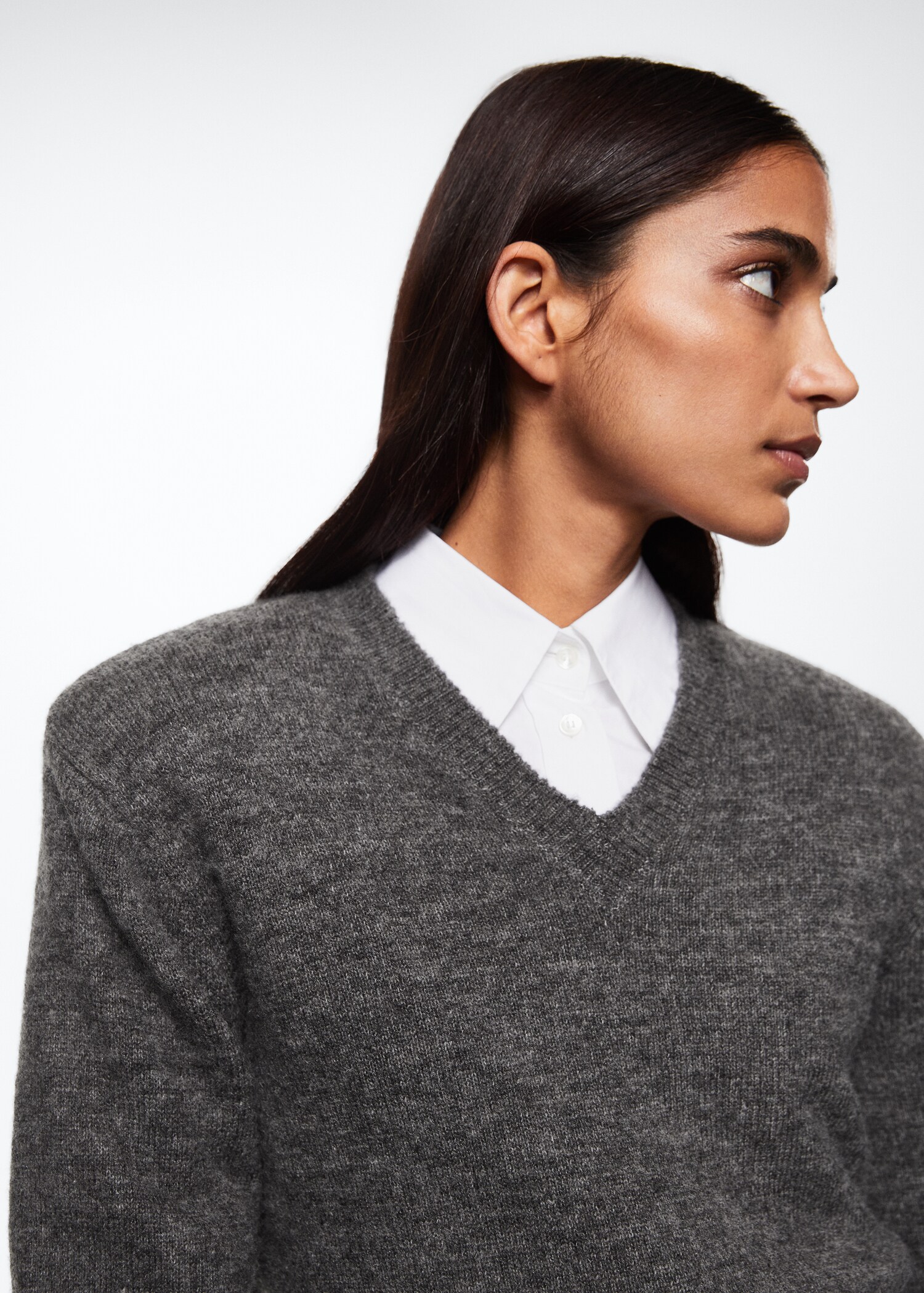 Jersey crop cuello pico - Detalle del artículo 1