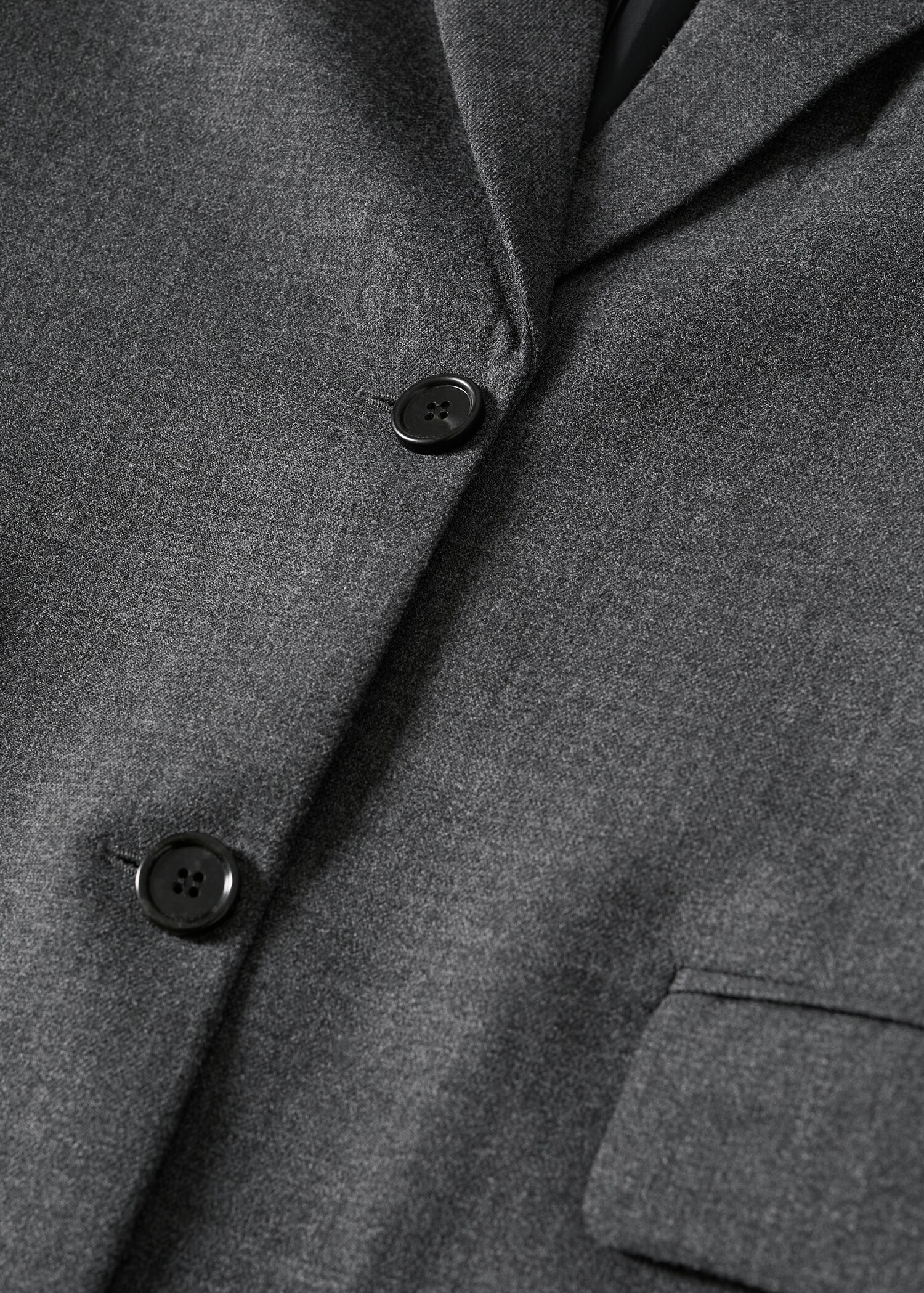 Structured wool suit blazer - Details of the article 8