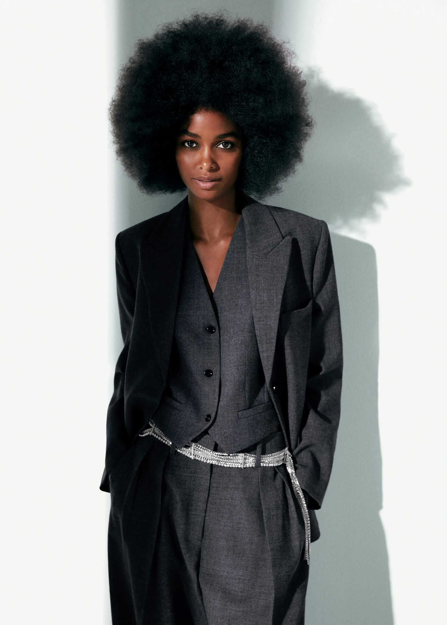 Structured wool suit blazer - Details of the article 9