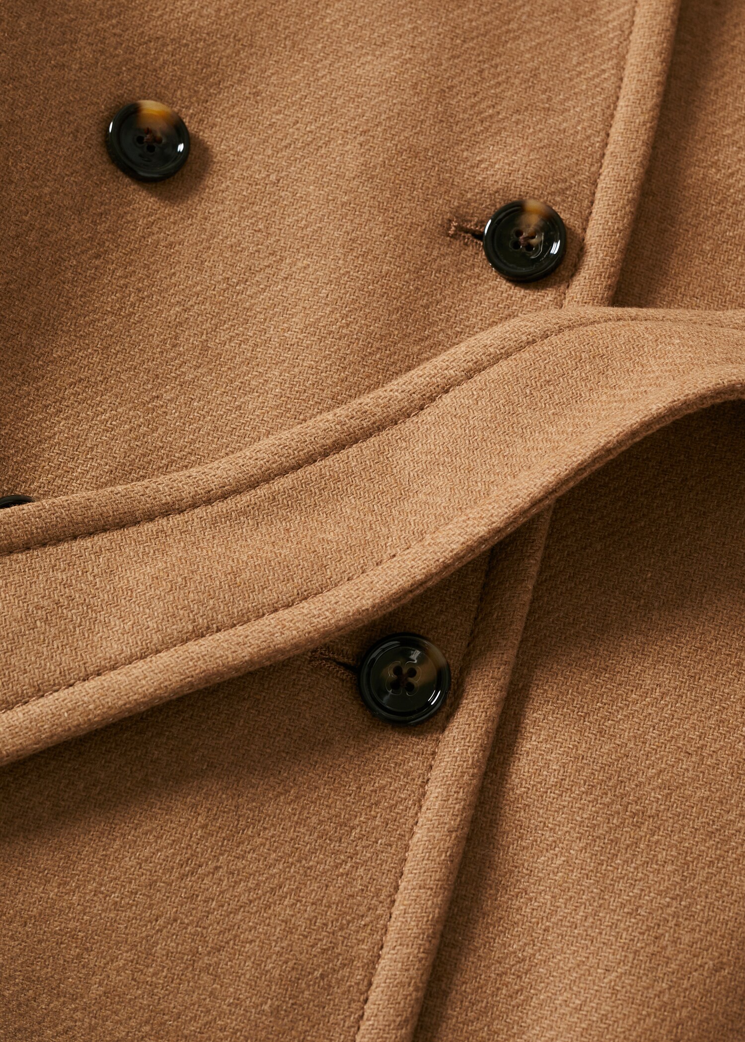 Woolen coat with belt - Details of the article 8