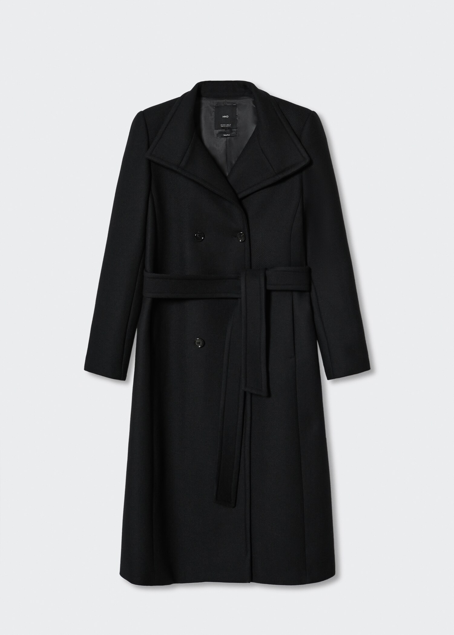 Manteau laine ceinture - Article sans modèle