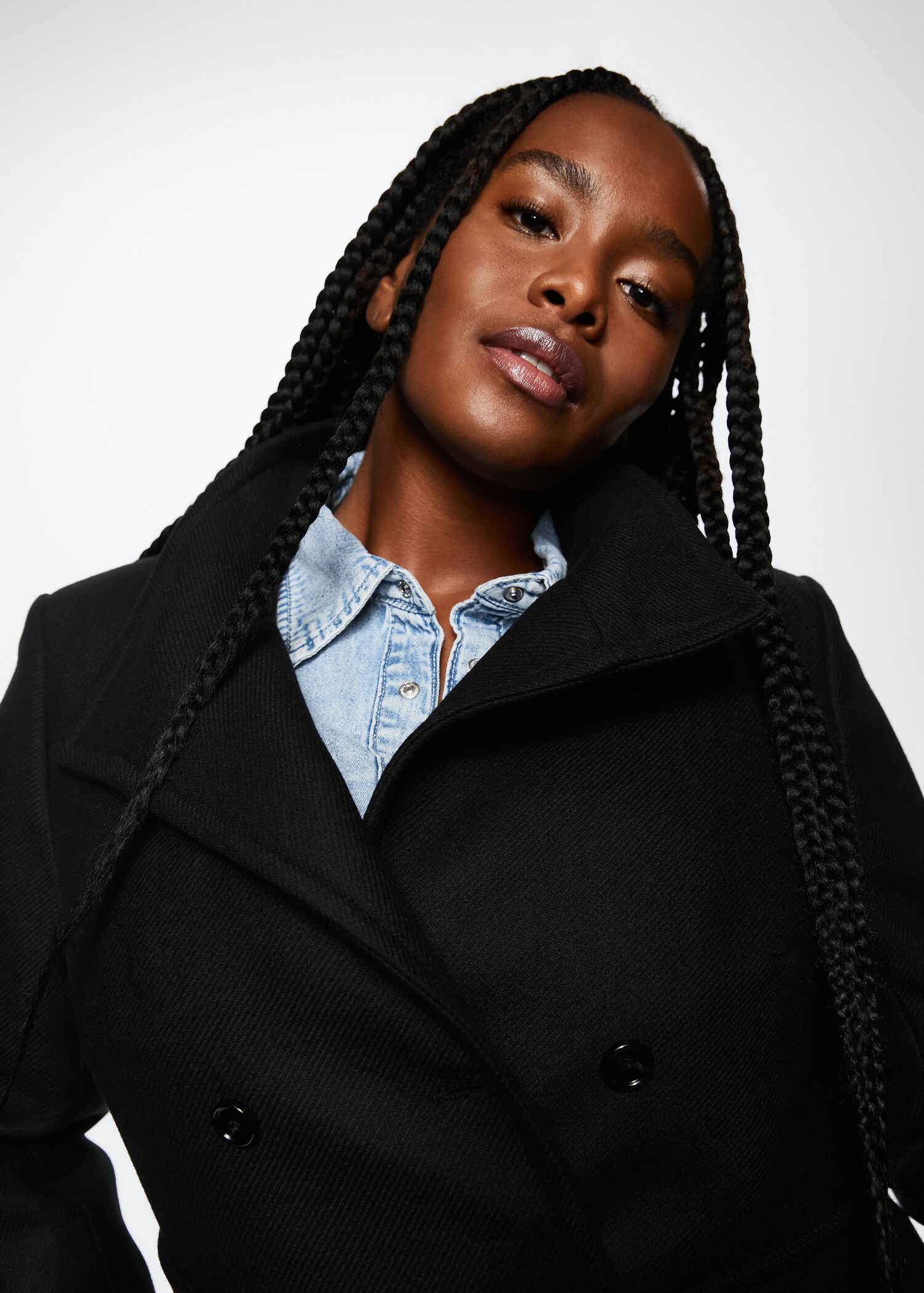 Manteau laine ceinture - Détail de l'article 5
