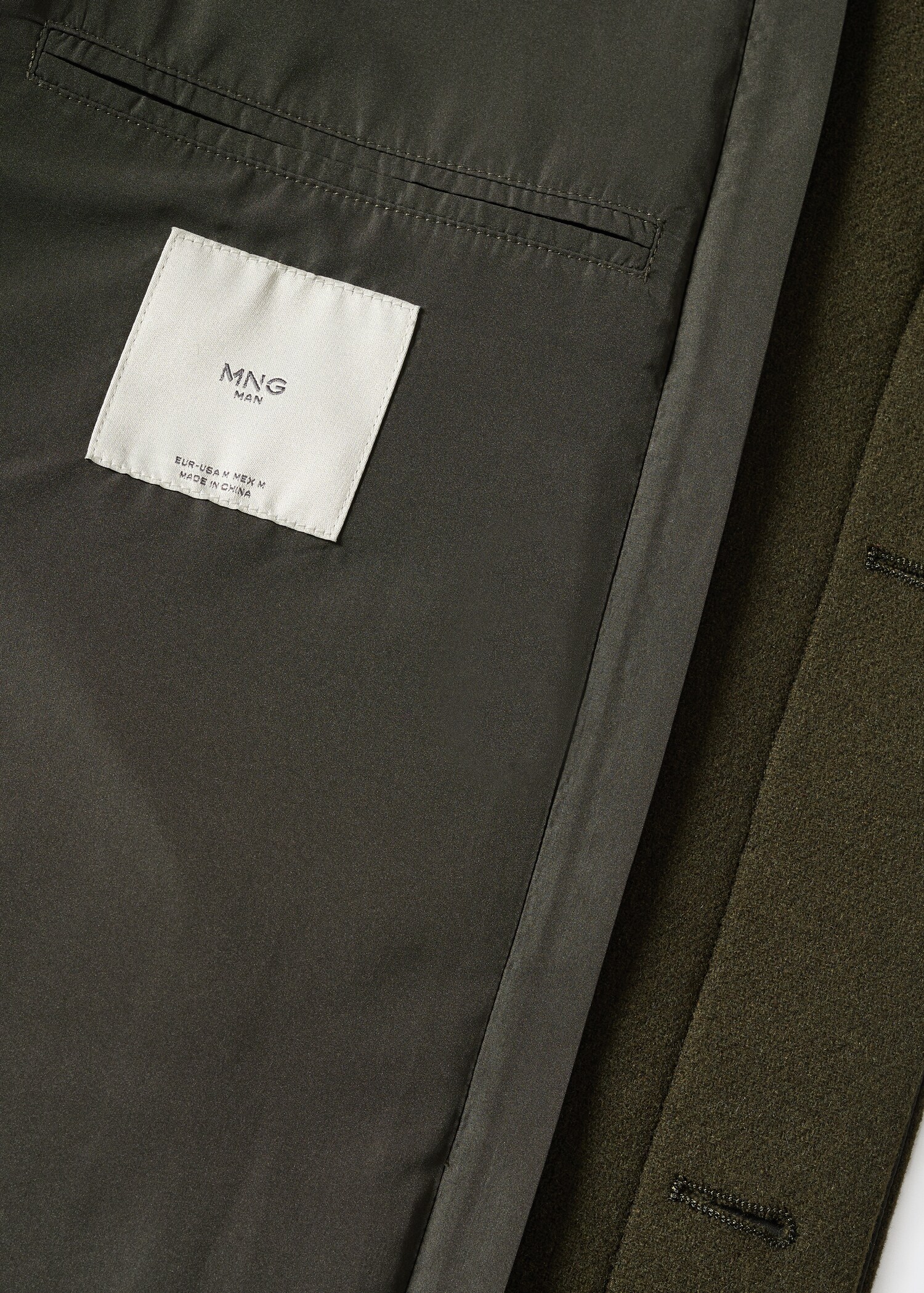 Detachable hood wool coat - Details of the article 8